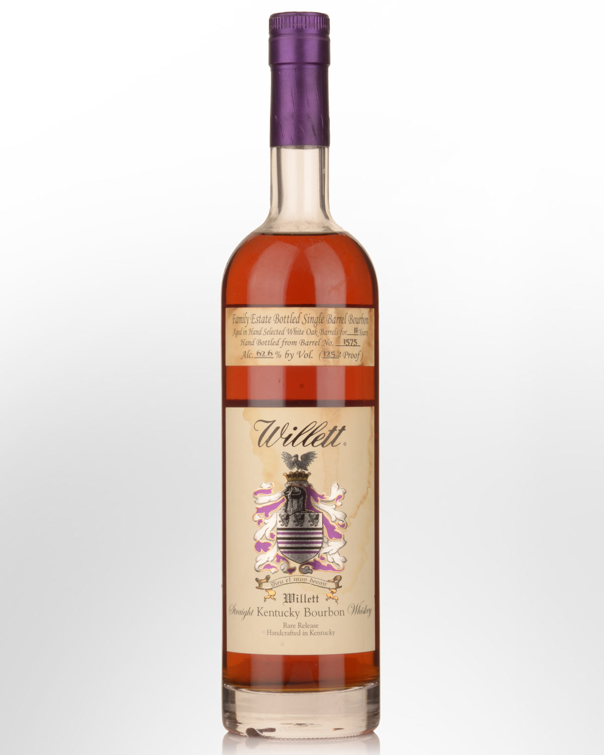 Willett Family Estate Single Barrel Rare Release (Barrel 1575) Cask Strength 11 Year Old Straight Bourbon Whiskey (750ml)