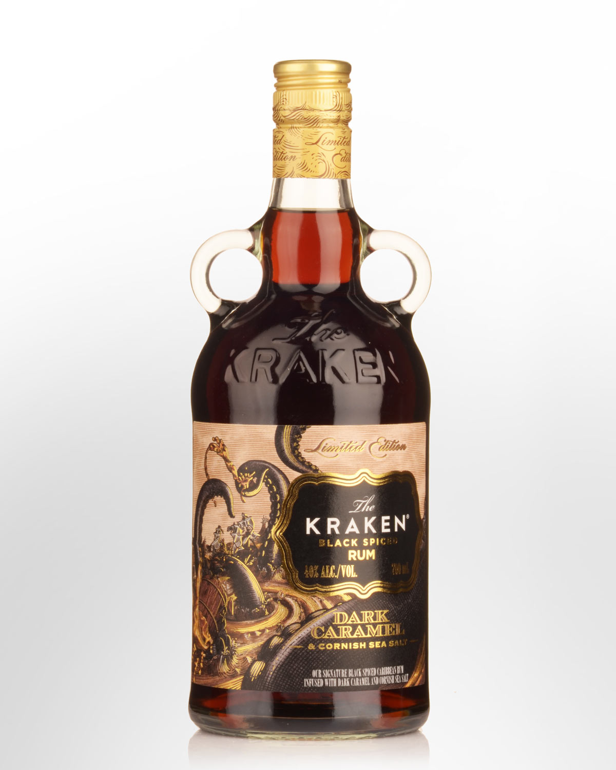 The Kraken Dark Caramel and Cornish Sea Salt Black Spiced Rum (700ml) - Limited Edition