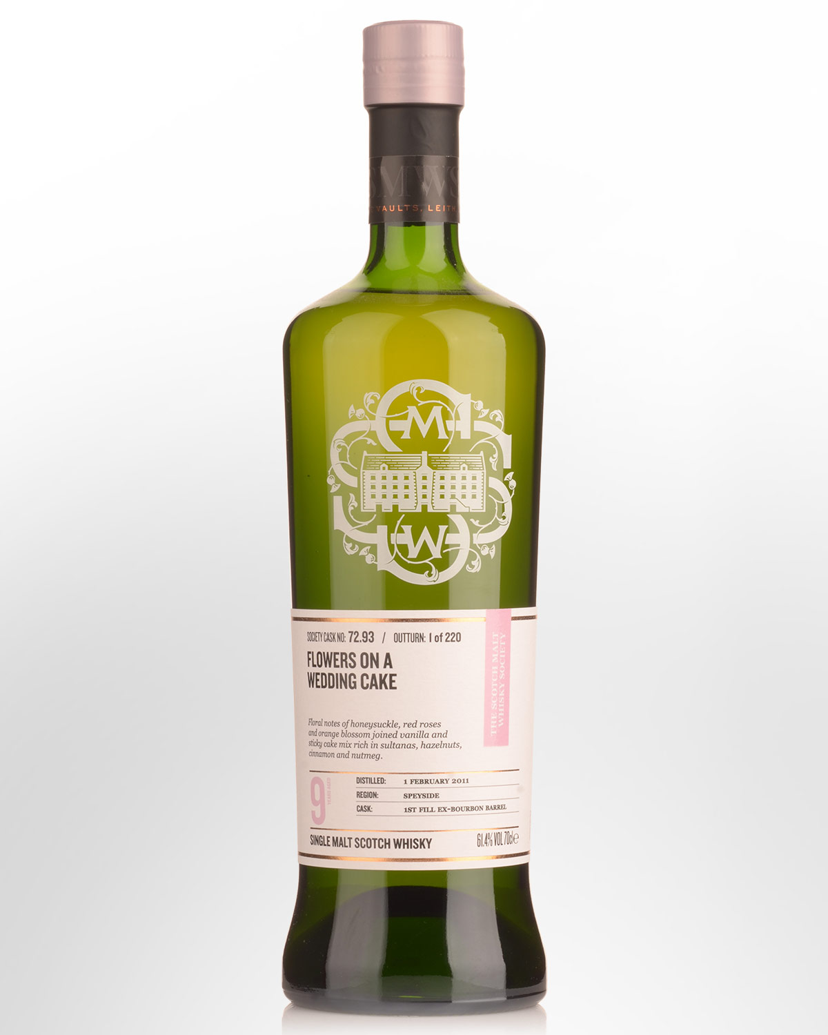 The Scotch Malt Whisky Society 72.93 Flowers on a Wedding Cake 9 Year Old Cask Strength Single Malt Scotch Whisky (700ml)