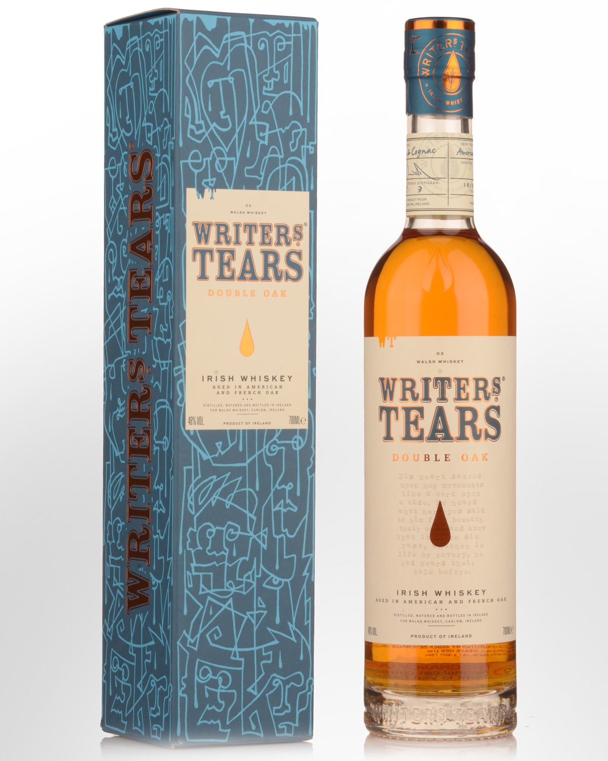 Writers Tears Double Oak Blended Irish Whiskey (700ml)