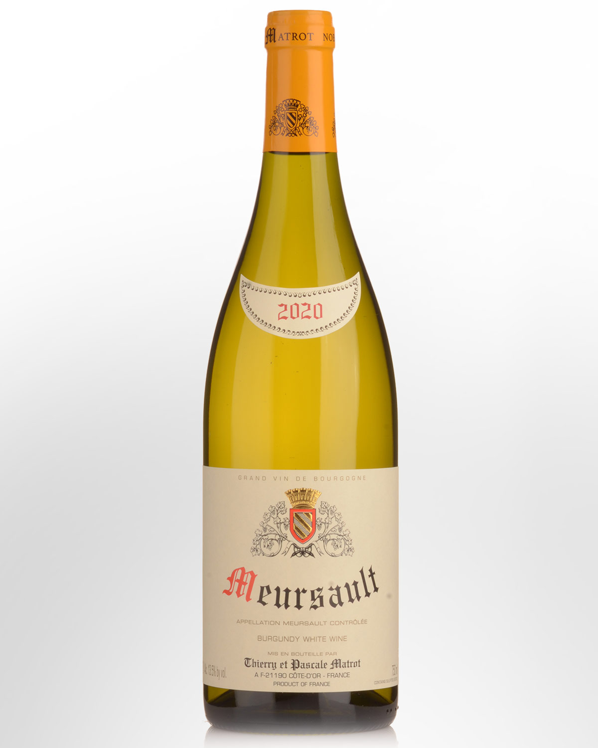 2020 Thierry et Pascale Matrot Meursault