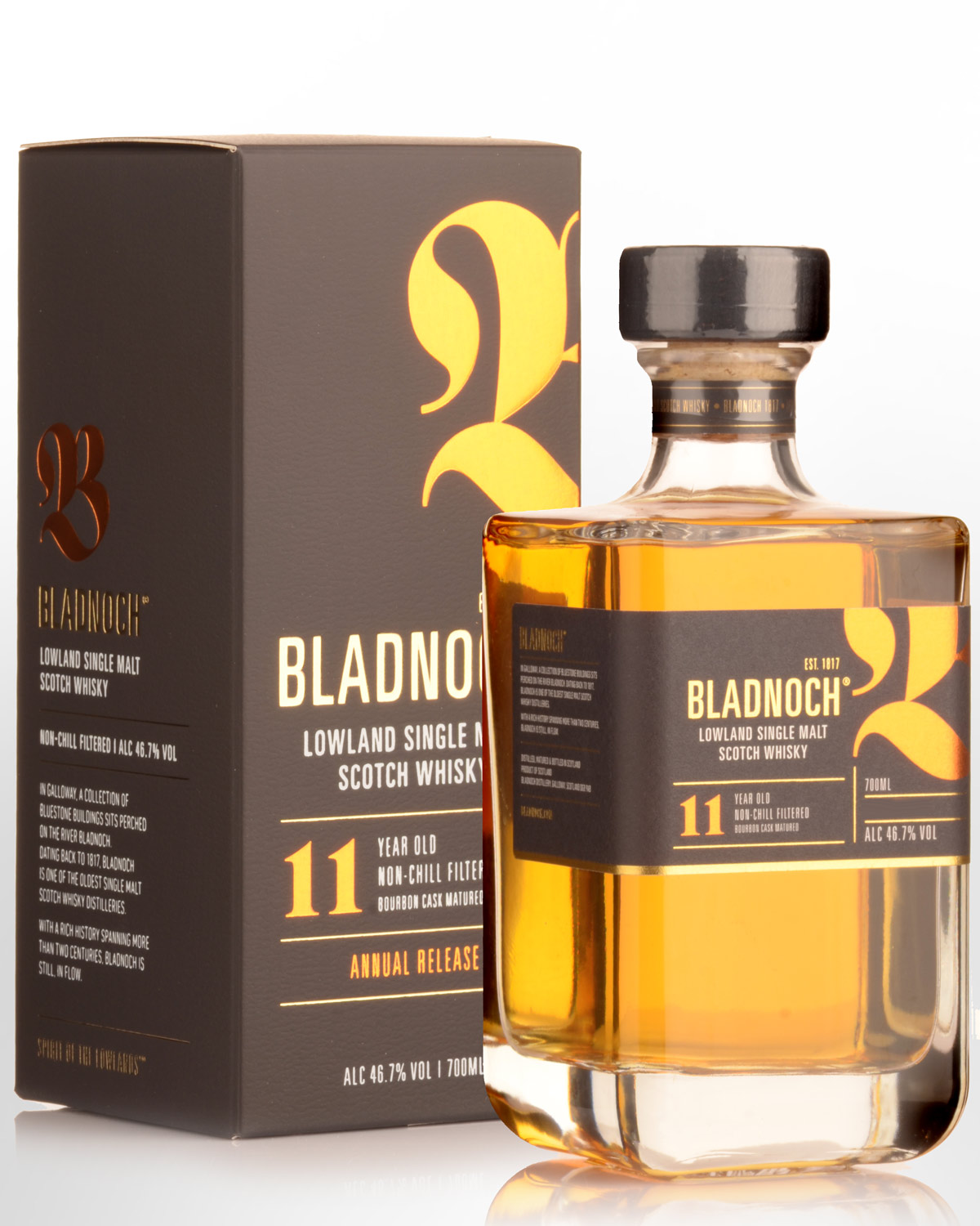 Bladnoch 11 Year Old Single Malt Scotch Whisky (700ml