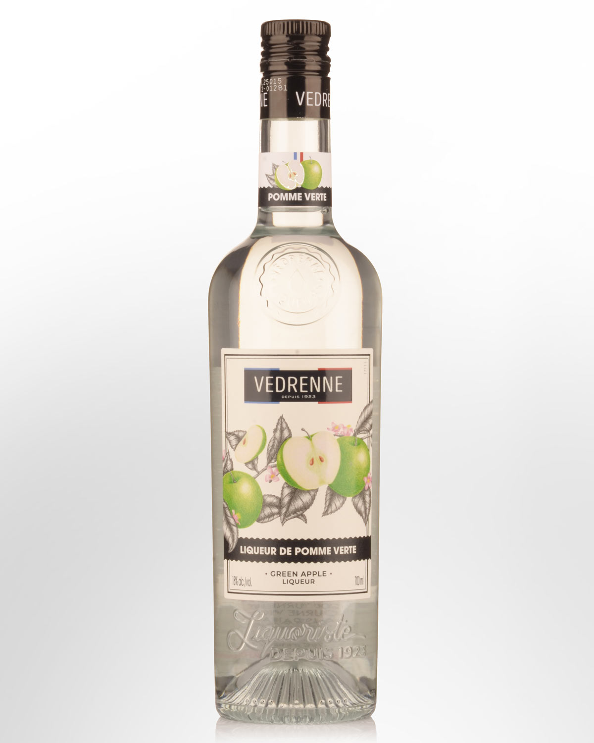 Vedrenne Liqueur de Pomme Verte (Green Apple) Liqueur (700ml)