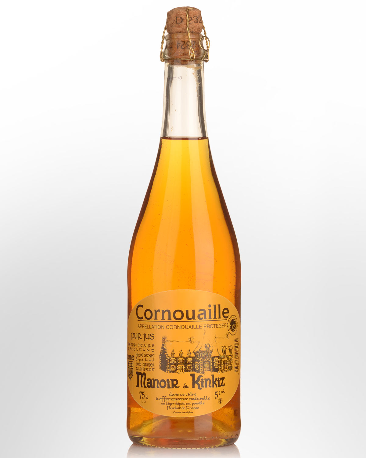 Manoir Kinkiz Cidre Cornouaille Dry Apple Cider (750ml)