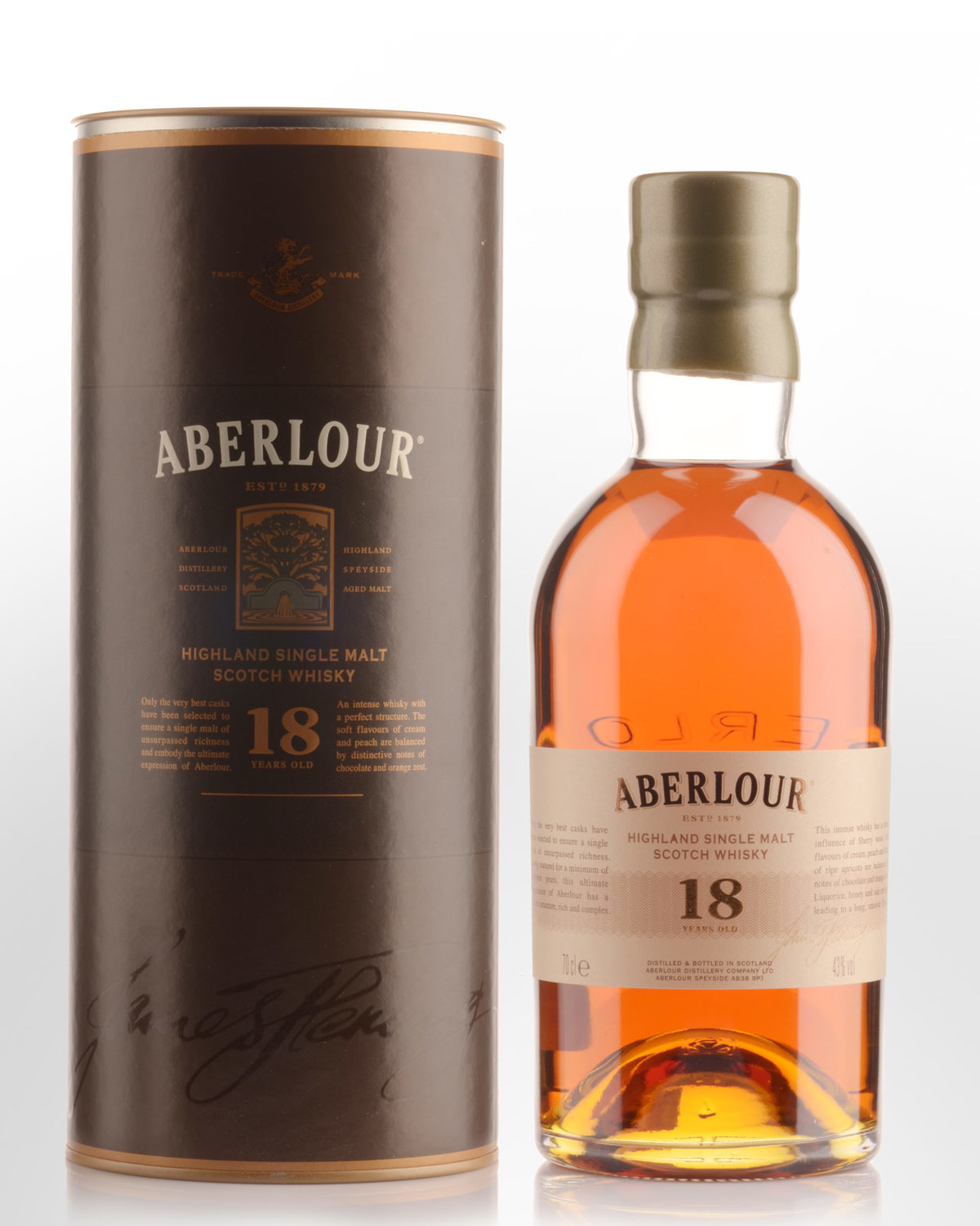 Aberlour 18 Year Old Single Malt Scotch Whisky (700ml) | Nicks Wine ...