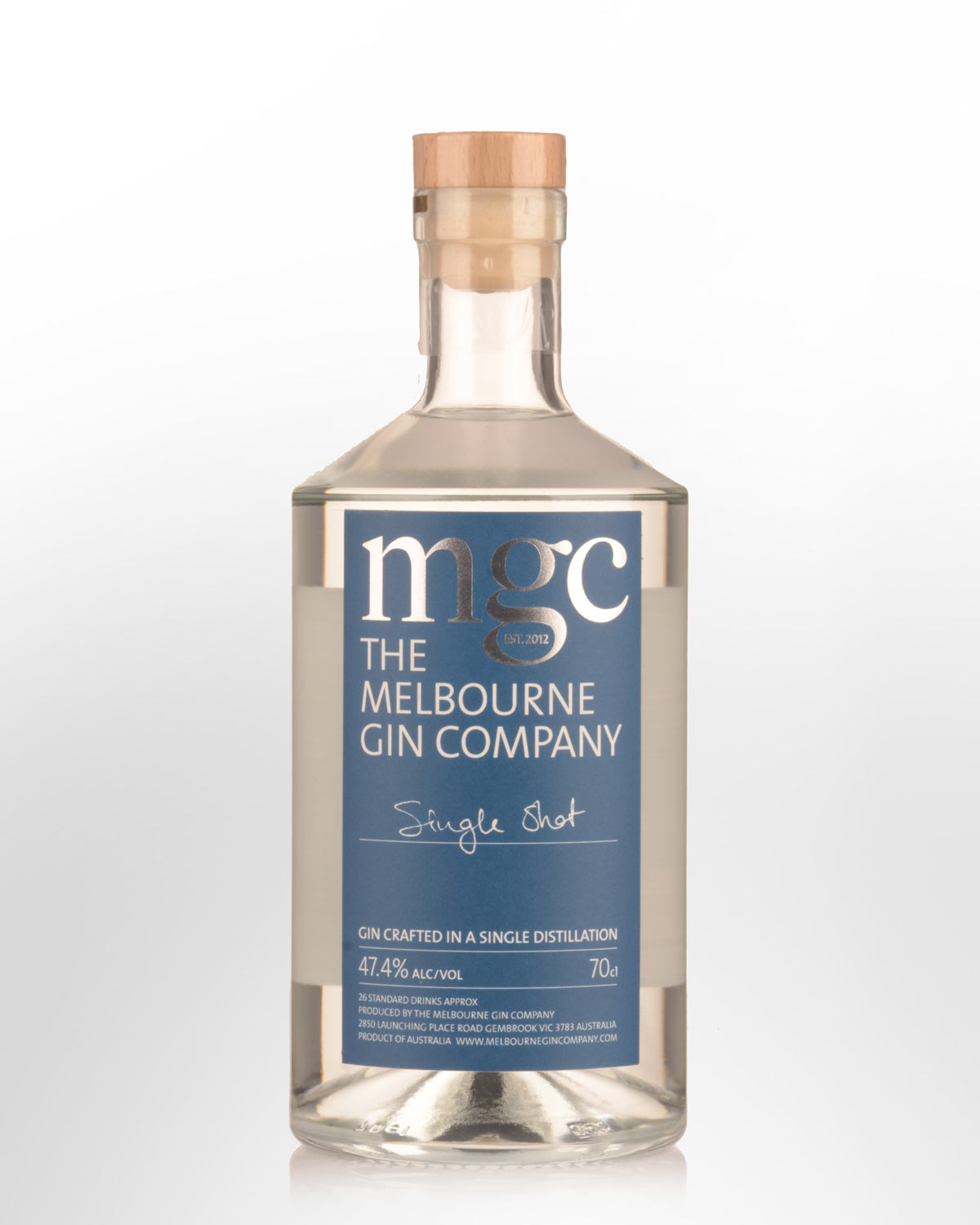 The Melbourne Gin Company MGC Single Shot Dry Gin (700ml)