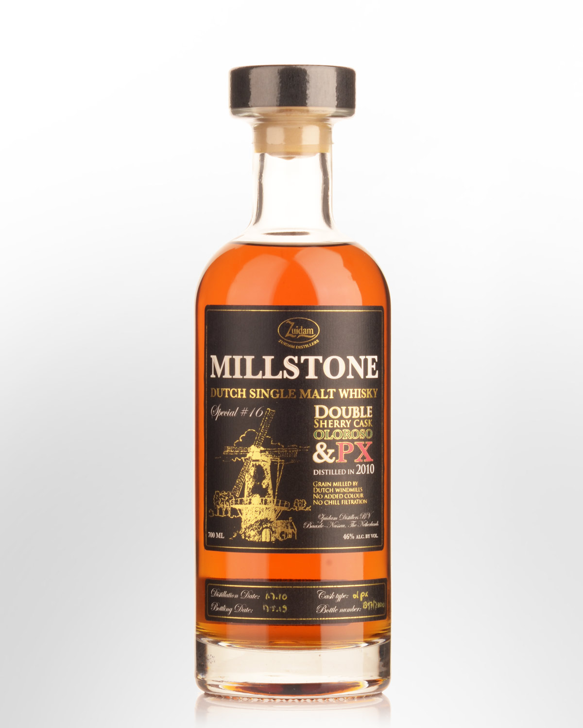 2010 Millstone Special No. 16 Olorosso & PX Double Sherry Cask 9 Year Old Single Malt Dutch Whisky (700ml)