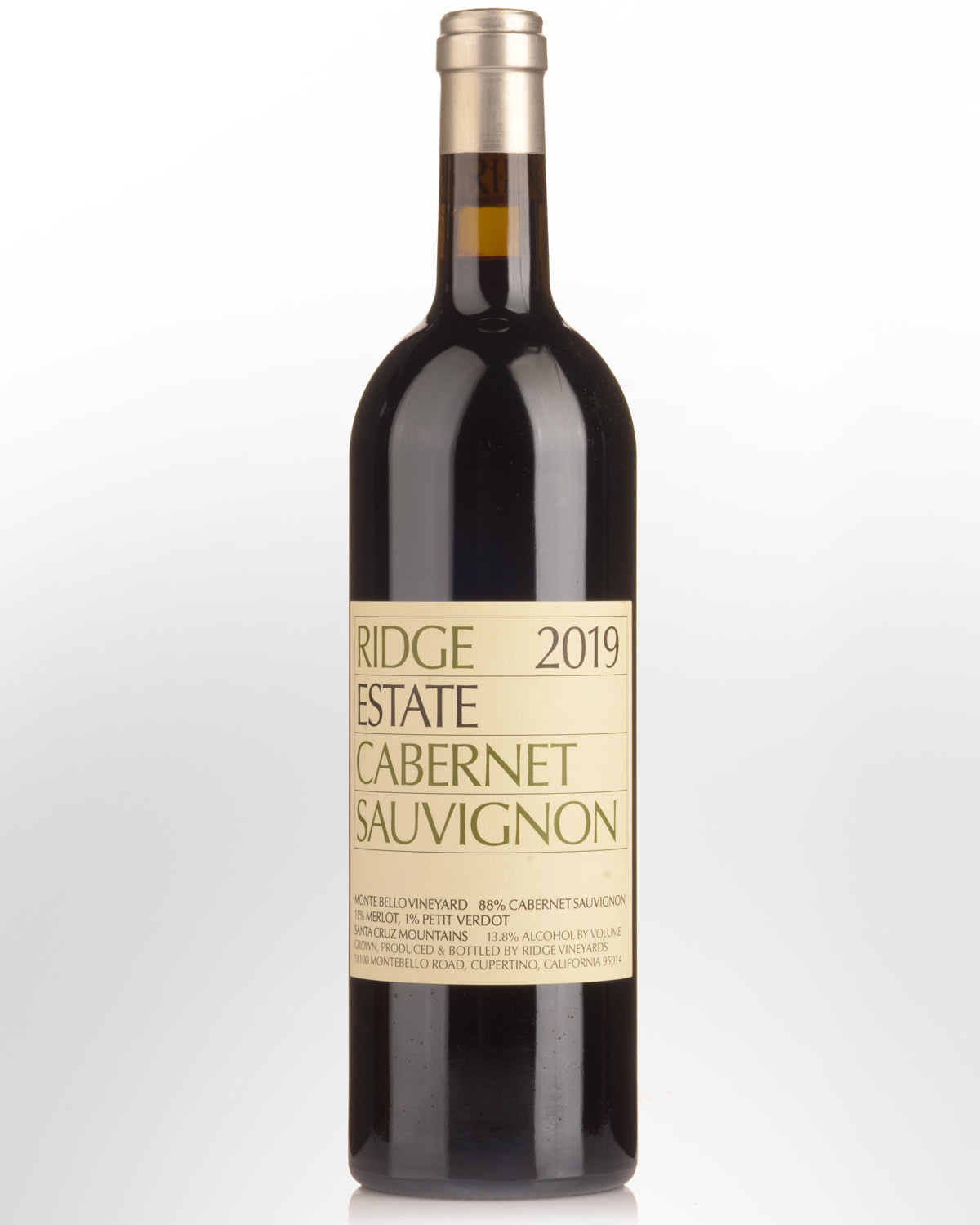 2019 Ridge Vineyards Estate Cabernet Sauvignon Nicks Wine Merchants