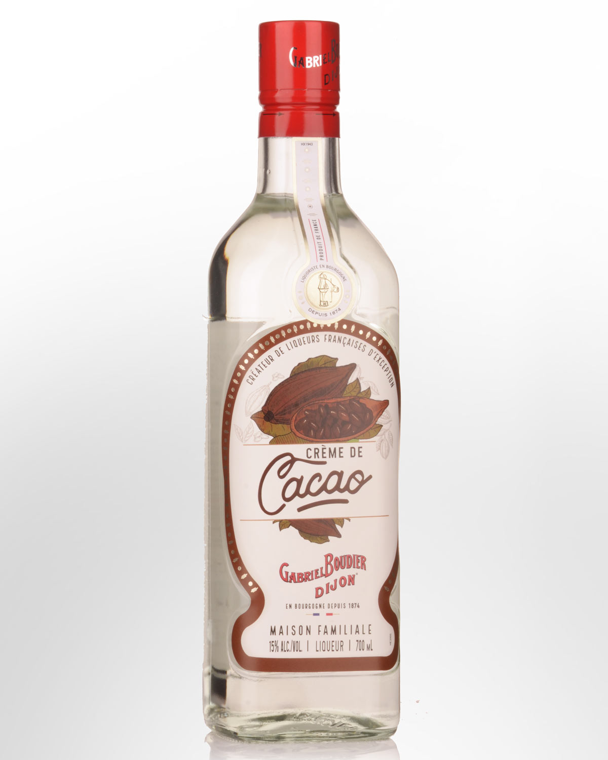 Gabriel Boudier White Creme de Cacao Liqueur (700ml)
