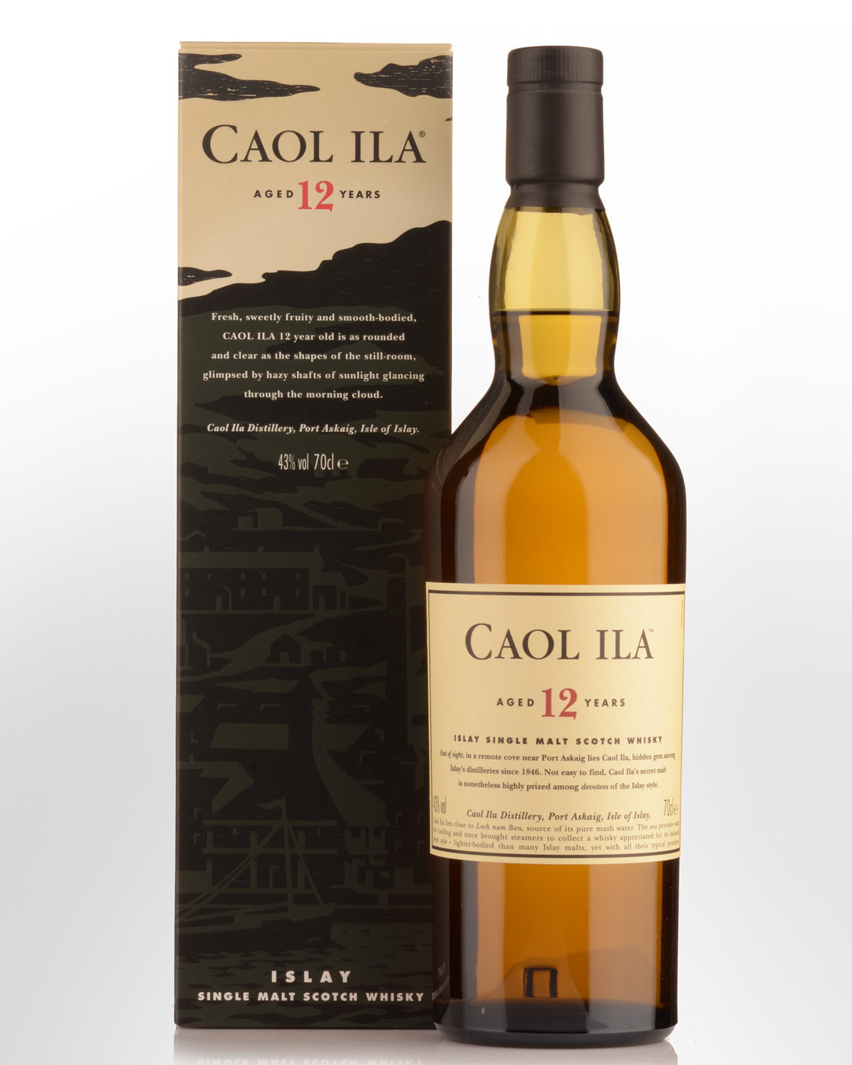 Caol Ila Whisky Ecosse Islay Single Malt 12 ans 43 % vol