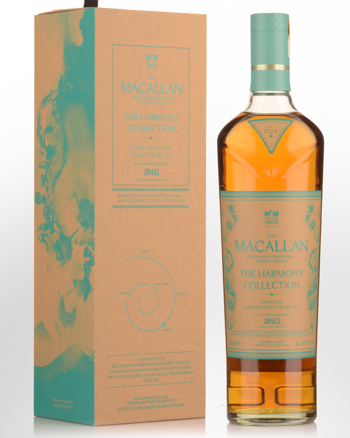 The Macallan Harmony JING Collaboration Inspired By Phoenix Honey Orchid Tea Single Malt Scotch Whisky (700ml)
