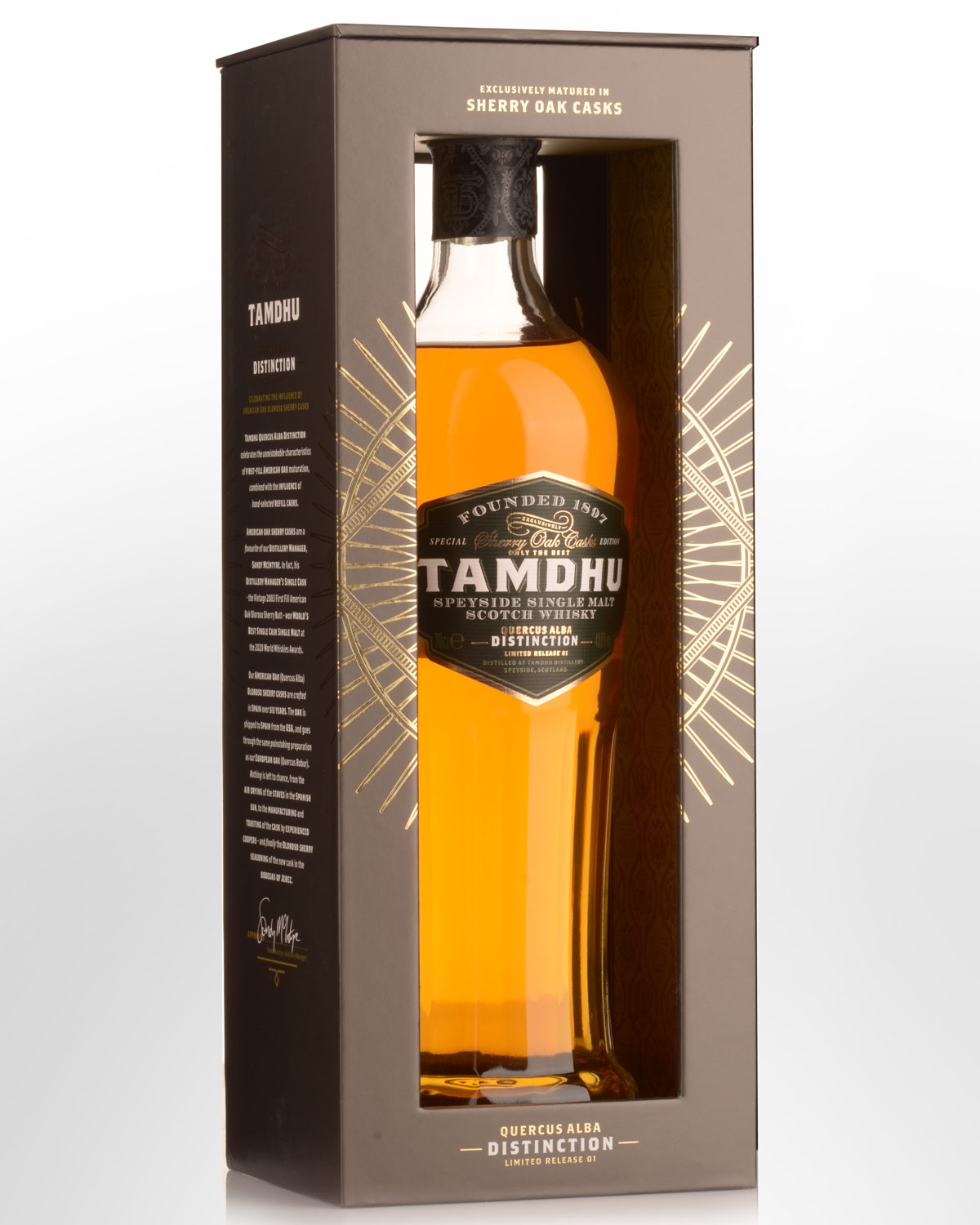 Tamdhu Quercus Alba Distinction Single Malt Scotch Whisky (700ml)