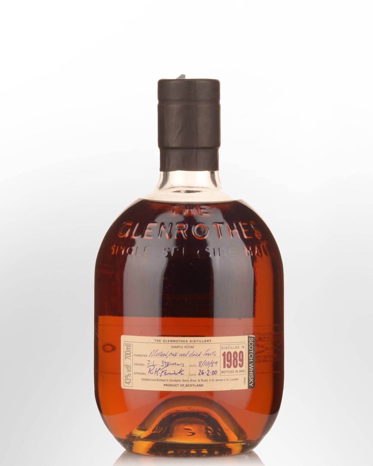 1989 Glenrothes Single Malt Scotch Whisky (700ml)