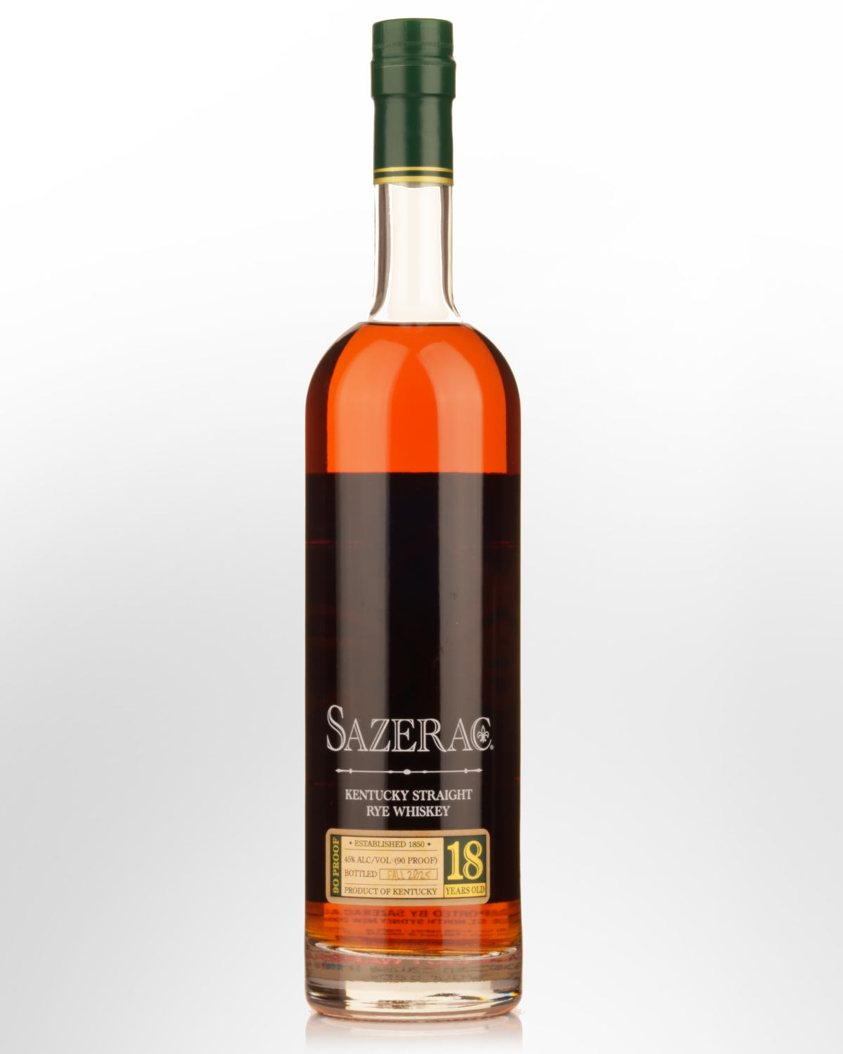 Sazerac 18 Year Old 2025 Release Straight Rye Whiskey (750ml)
