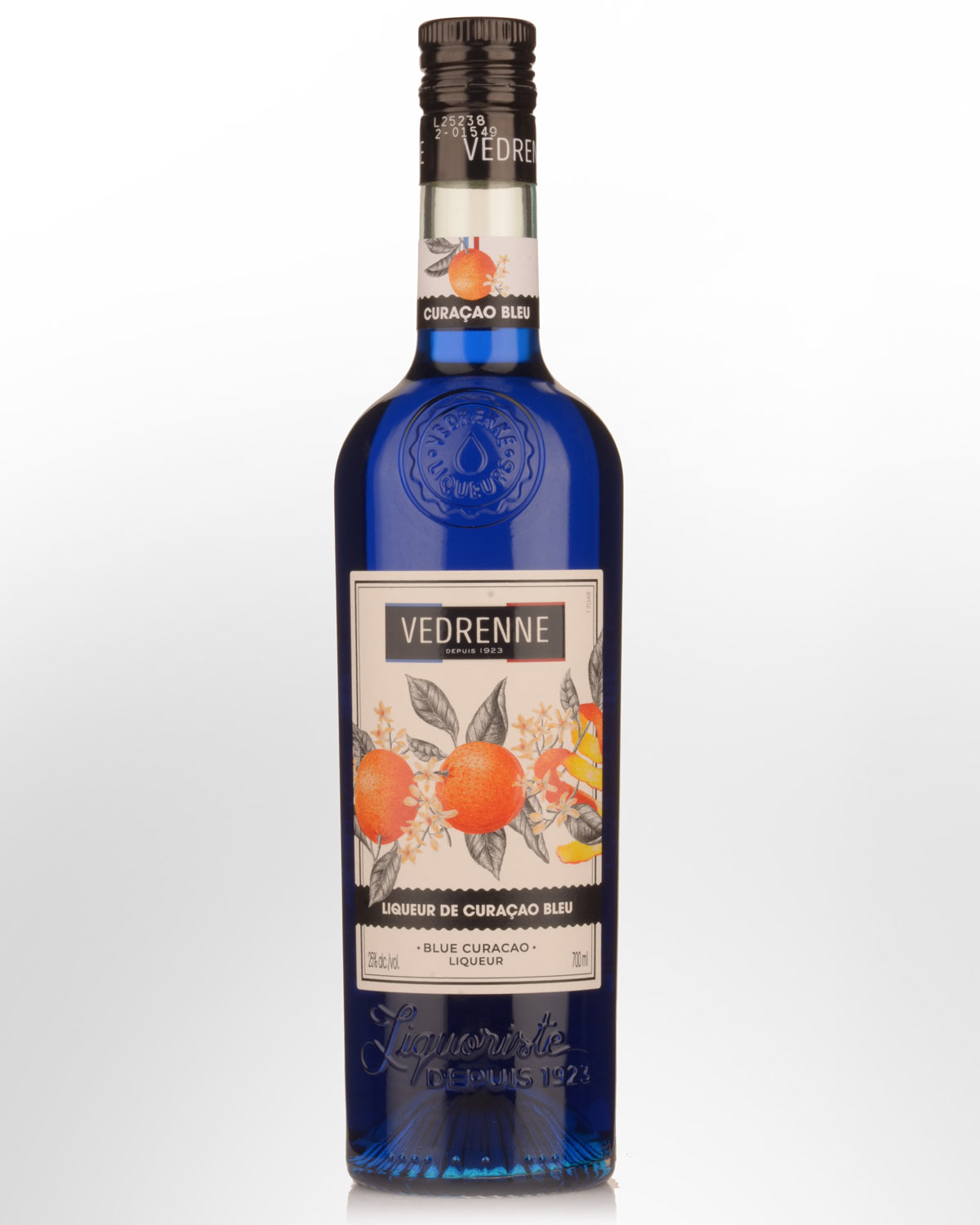 Vedrenne Liqueur de Curacao Bleu (Blue Curacao) Liqueur (700ml)