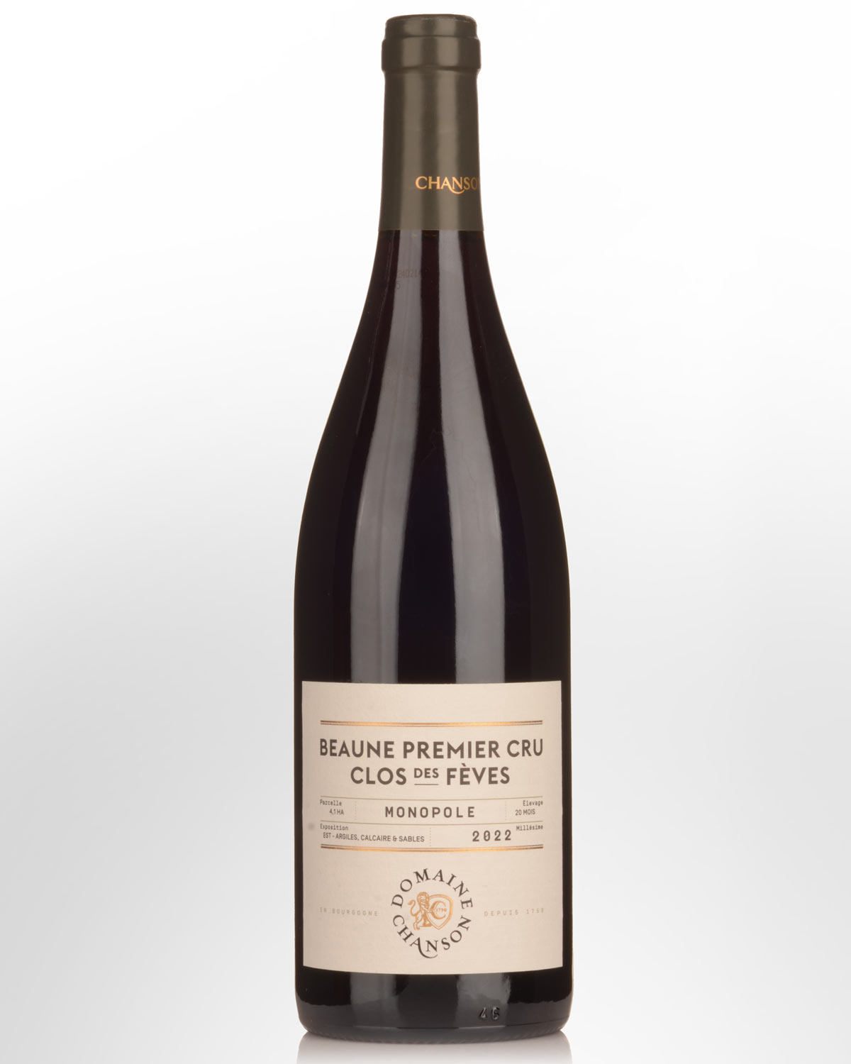 2022 Domaine Chanson Beaune Clos des Feves Monopole Rouge Premier Cru