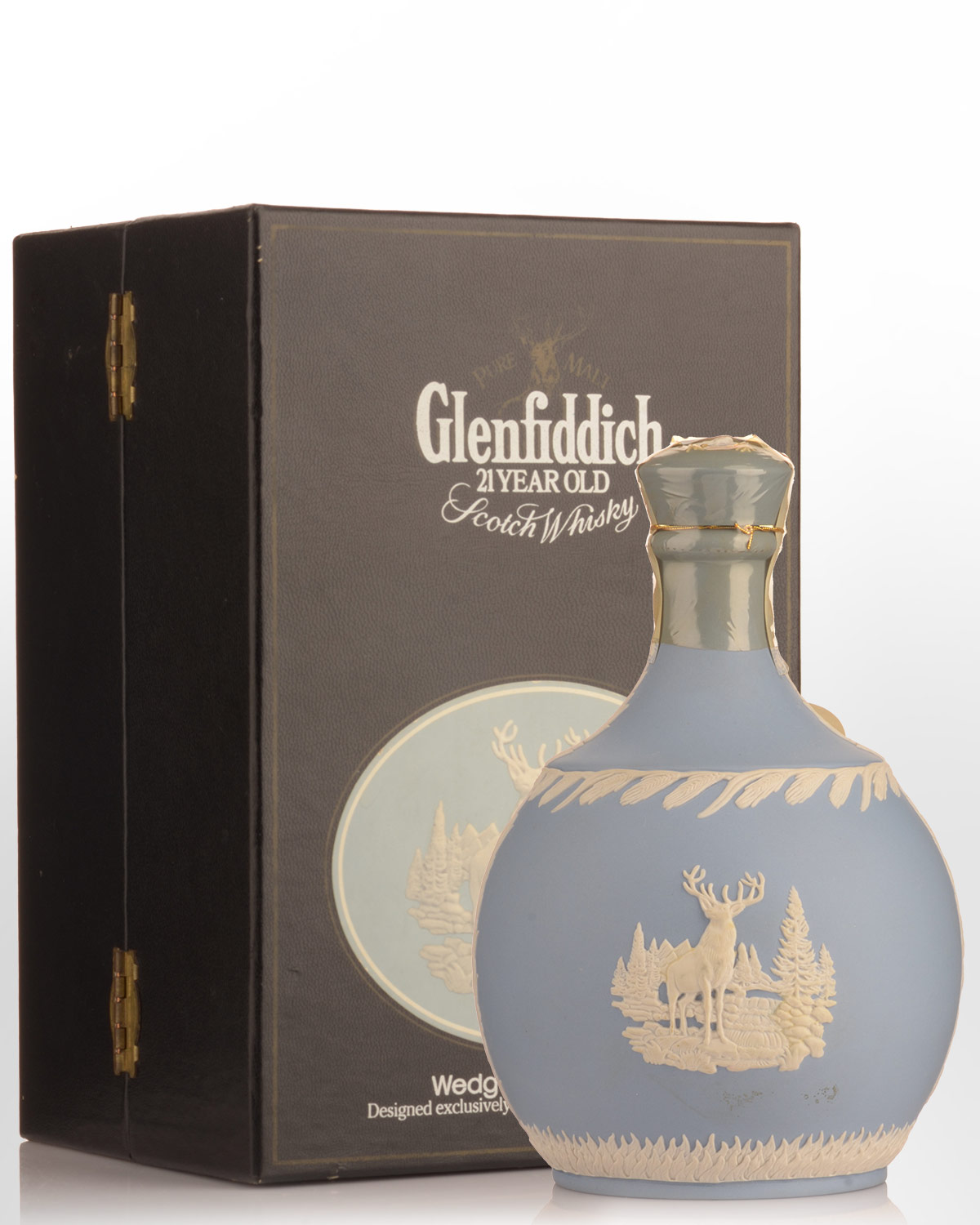 Glenfiddich 21 Year Old Wedgwood Decanter Pure Malt Scotch Whisky (750ml) |  Nicks Wine Merchants