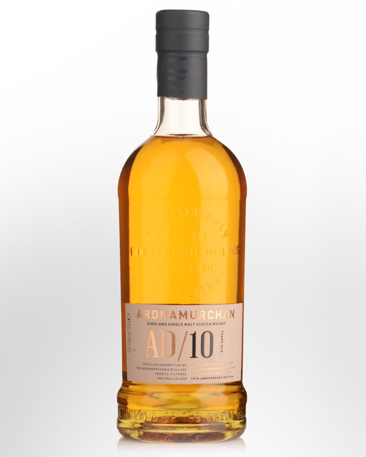 Ardnamurchan AD/ 10 Year Old 10th Anniversary Edition Single Malt Scotch Whisky (700ml)