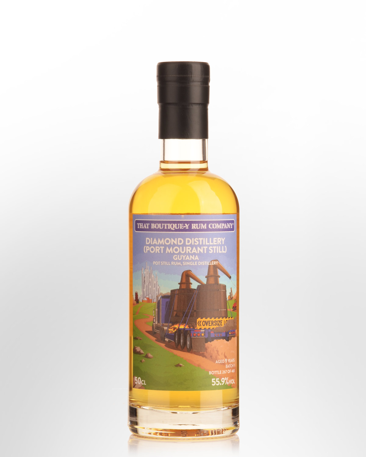 That Boutique-y Rum Company Diamond Distillery (Port Mourant) 9 Year Old Batch 1 Cask Strength Rum (500ml)