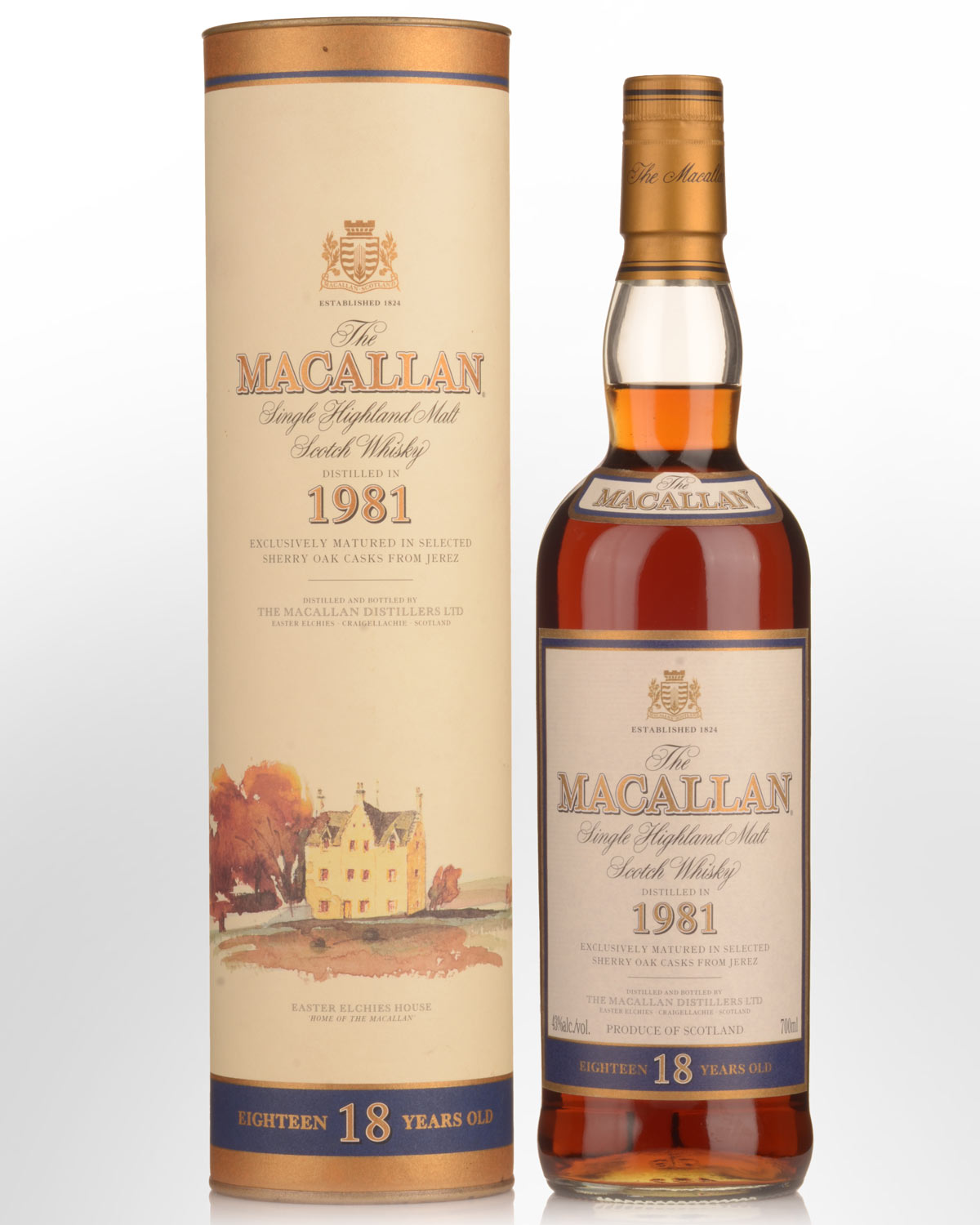 1981 The Macallan 18 Year Old Single Malt Scotch Whisky (700ml)