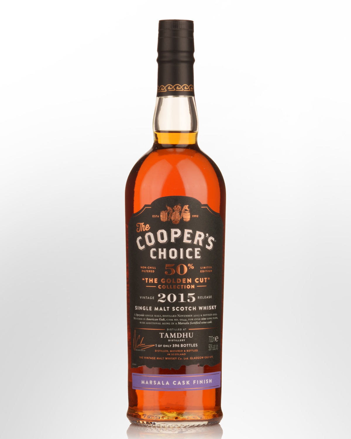 2015 Cooper's Choice The Golden Cut Collection Tamdhu 9 Year Old Single Malt Scotch Whisky (700ml)