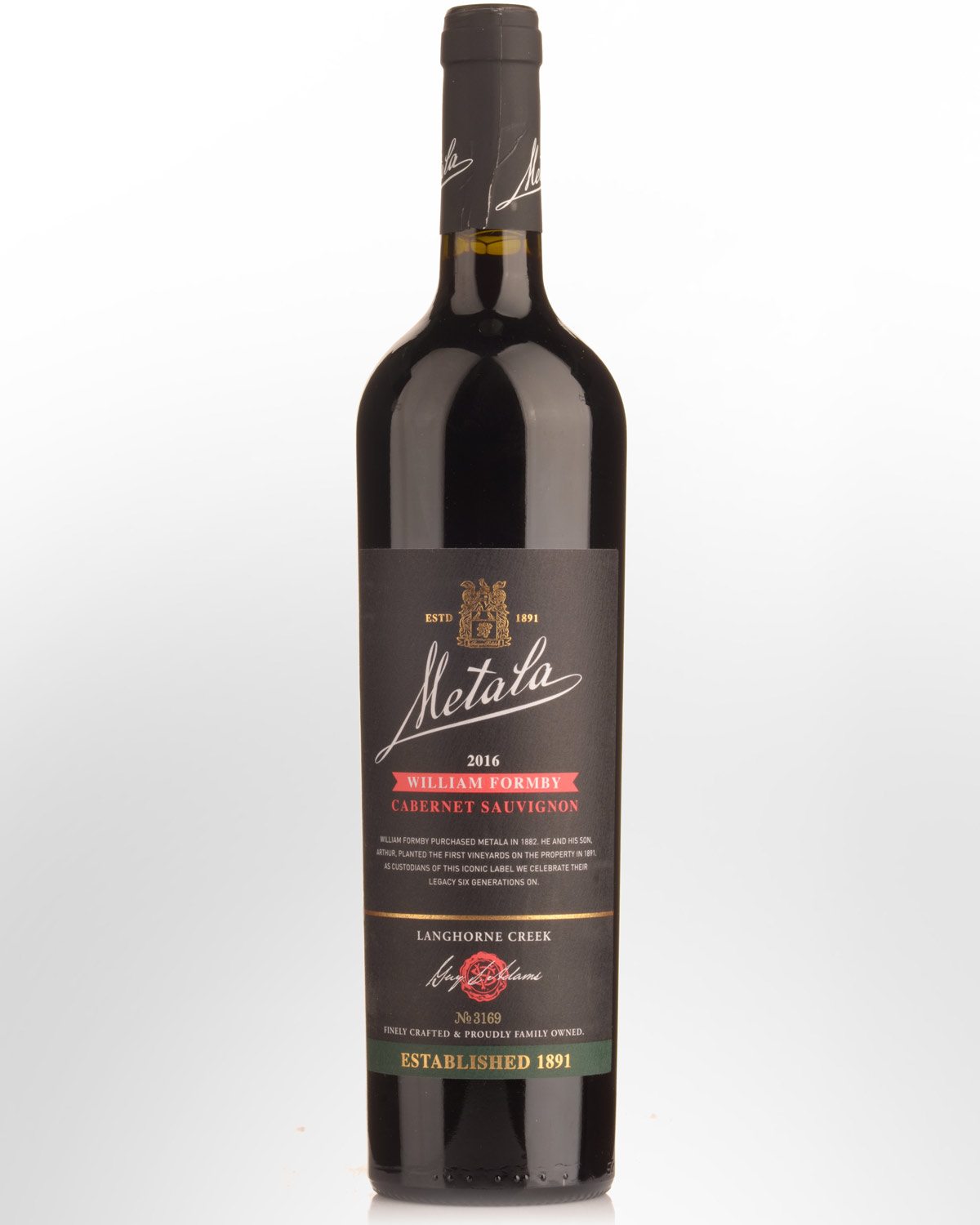 2016 Metala William Formby Cabernet Sauvignon