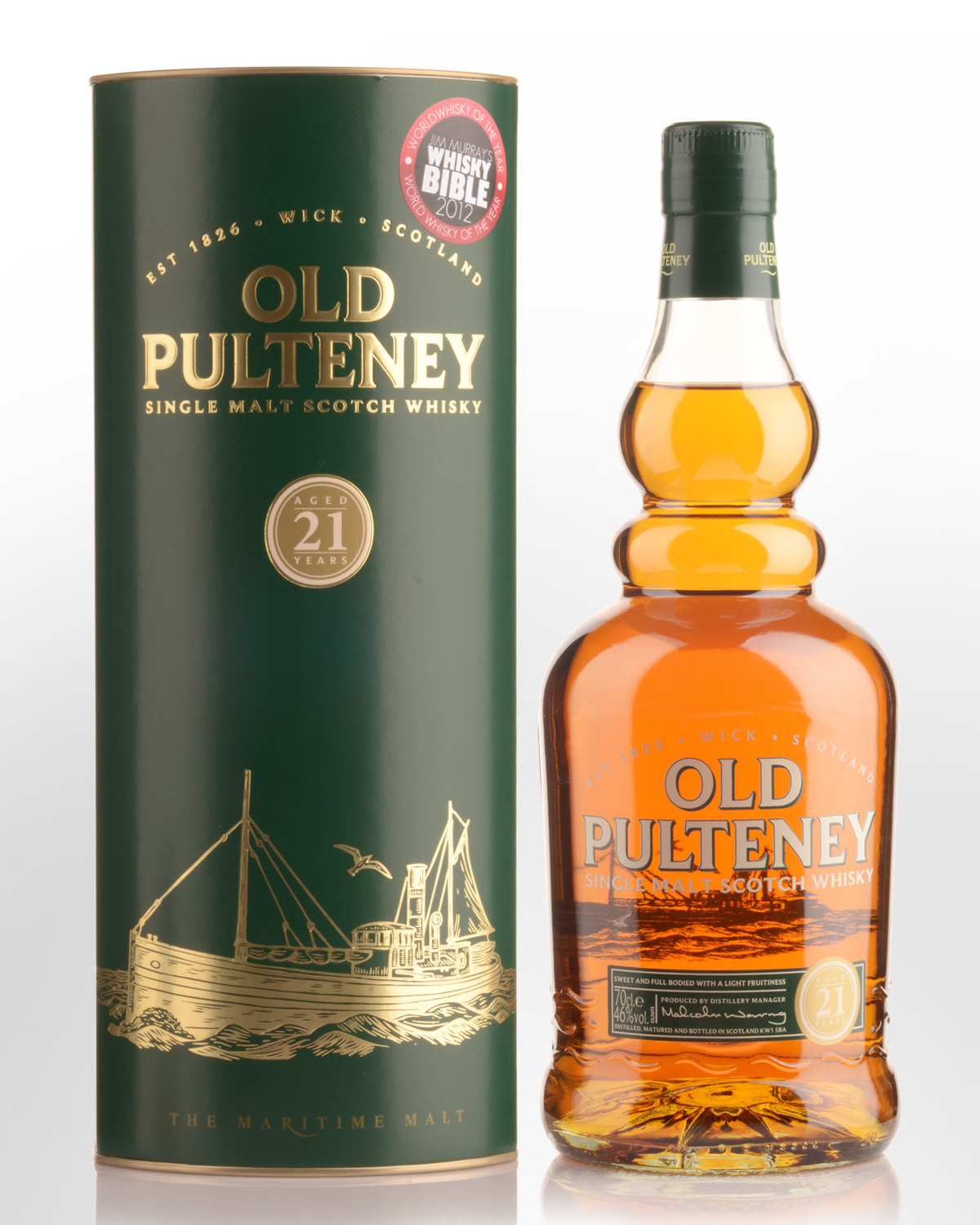 Old Pulteney 21 Year Old Single Malt Scotch Whisky (700ml) | Nicks