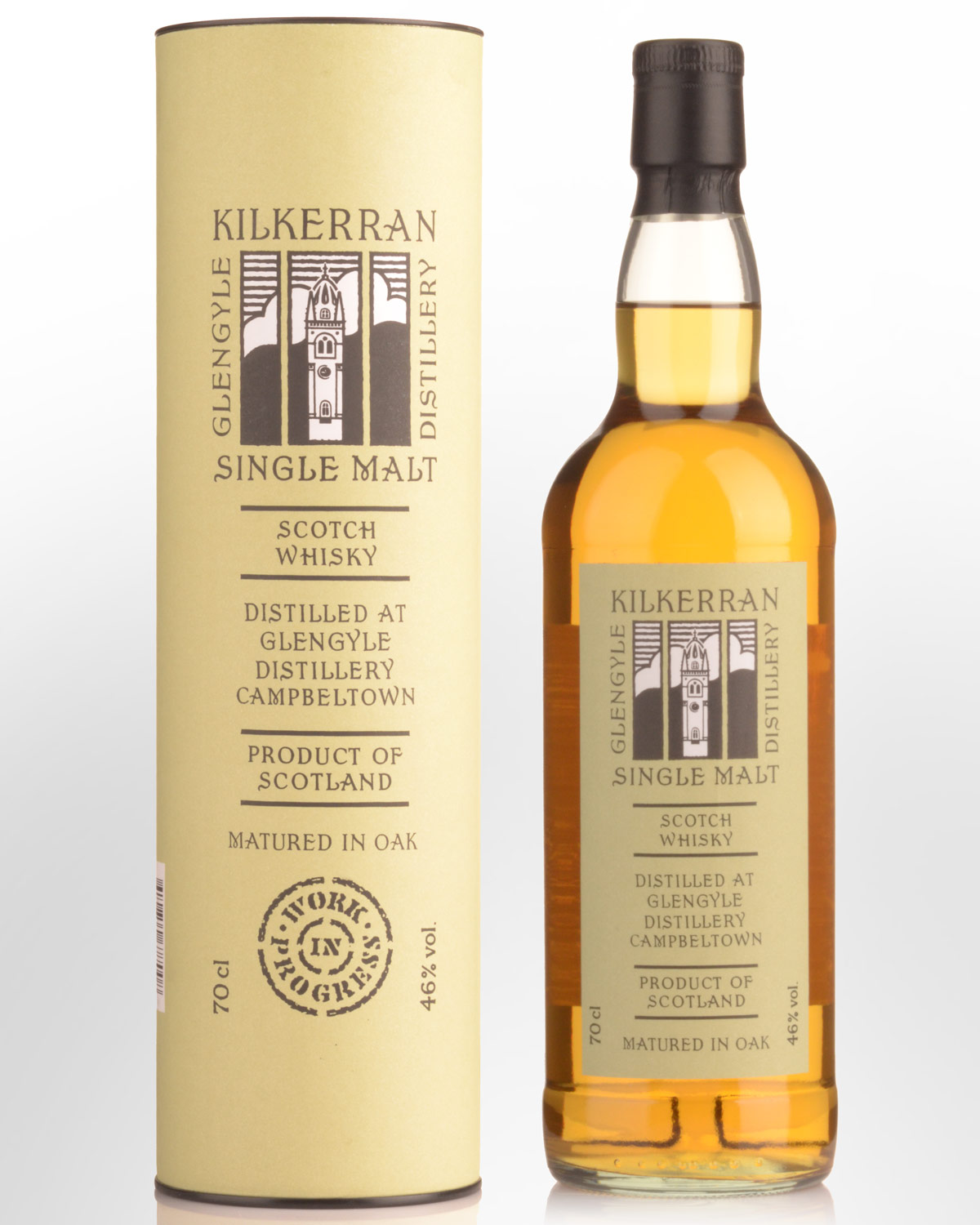 Glengyle Distillery Kilkerran Work in Progress 3 Bourbon Wood 7 Year Old Single Malt Scotch Whisky (700ml)
