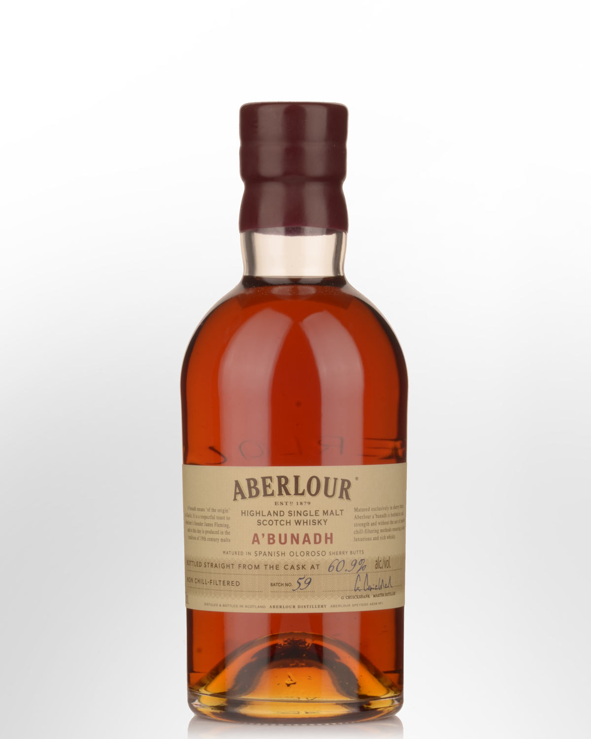 Aberlour A'bunadh Cask Strength Single Malt Scotch Whisky (700ml) - Batch 059