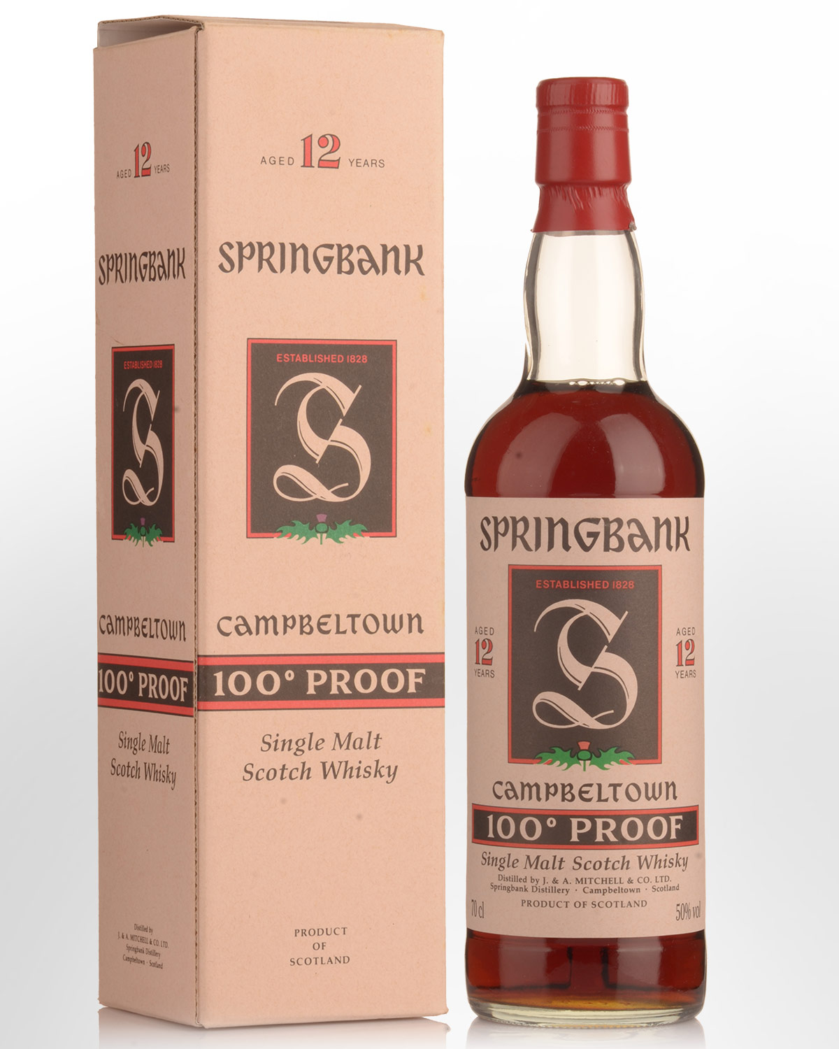 Springbank 12 Year Old 100 Proof Green Thistle Single Malt Scotch Whisky (700ml)