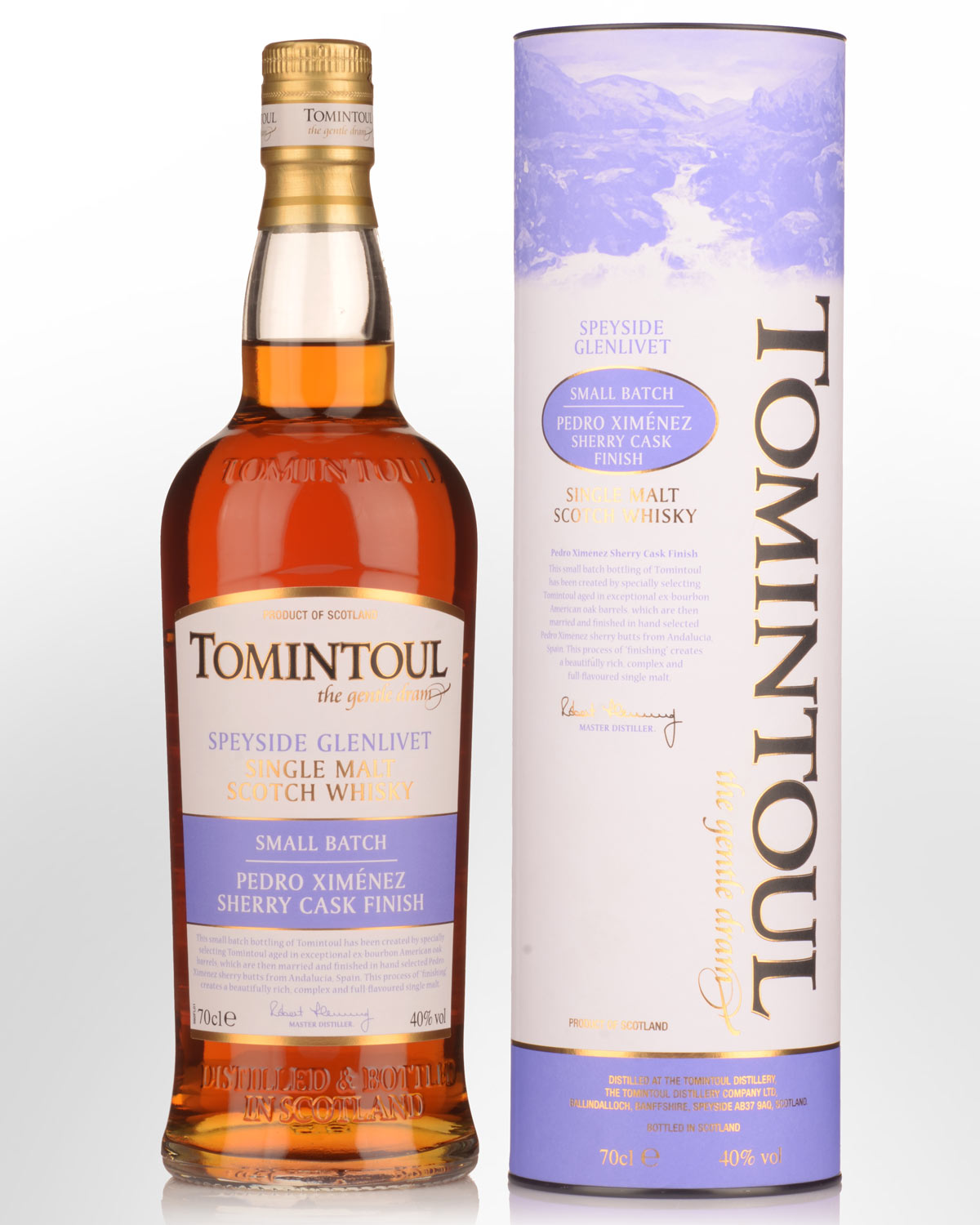 Tomintoul Pedro Ximenez Sherry Cask Finish Single Malt Scotch Whisky (700ml)