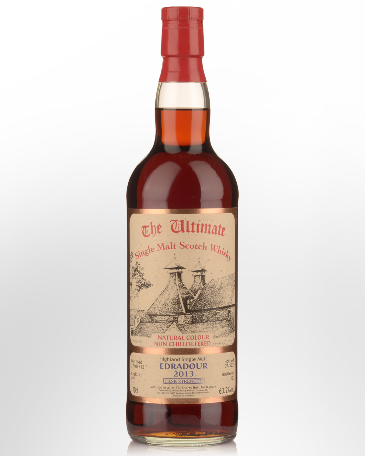 2013 The Ultimate Edradour 8 Year Old Cask Strength Single Malt Scotch Whisky (700ml) - Cask #474