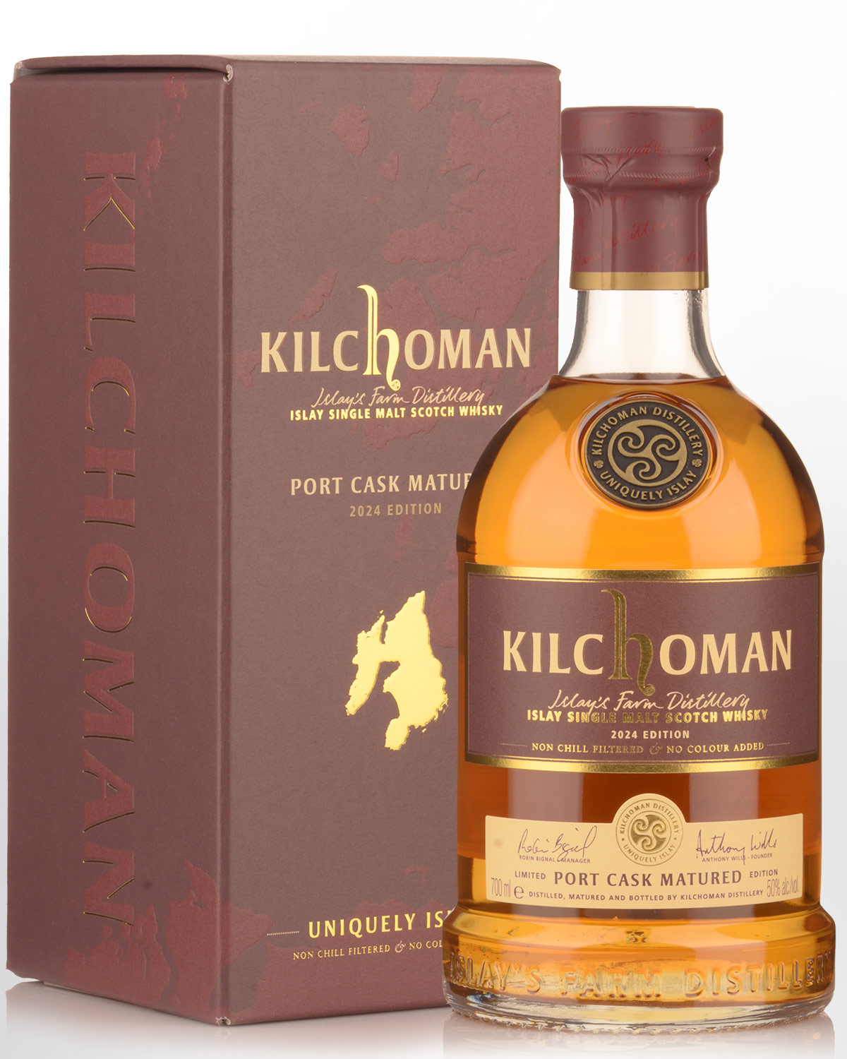 Kilchoman Port Cask Matured 2024 Release Single Malt Scotch Whisky (700ml)