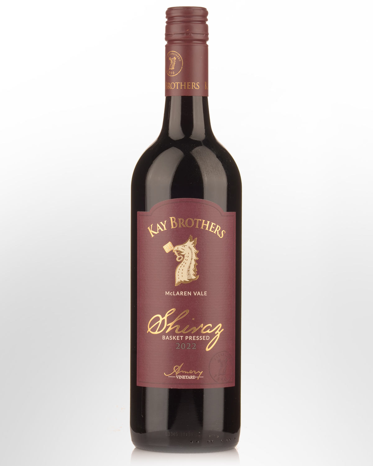 2022 Kay Brothers Amery Vineyard Basket Pressed Shiraz