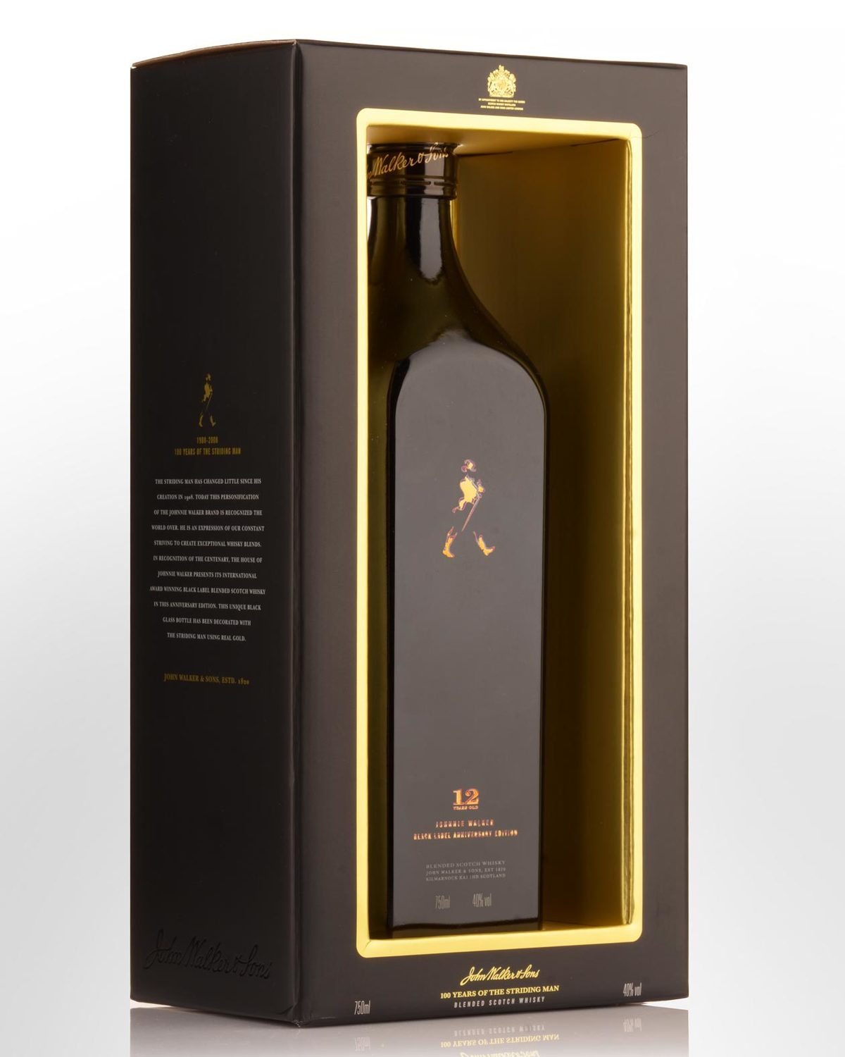 Johnnie Walker Black Label 12 year old Anniversary Edition – Hard to Find  Wines