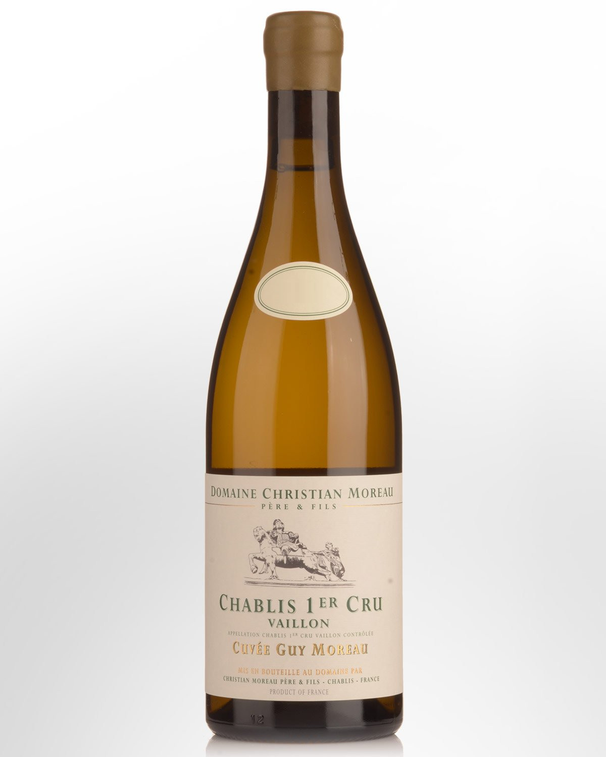 2022 Domaine Christian Moreau Vaillon Cuvee Guy Moreau Chablis Premier Cru