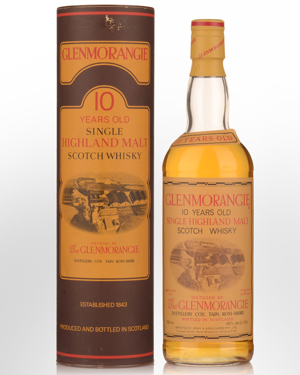 Glenmorangie 10 Year Old Single Malt Scotch Whisky (750ml