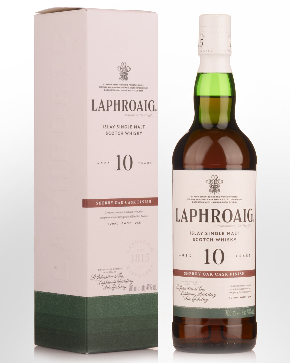 Laphroaig 10 Year Old Sherry Oak Finish Single Malt Scotch Whisky (700ml)