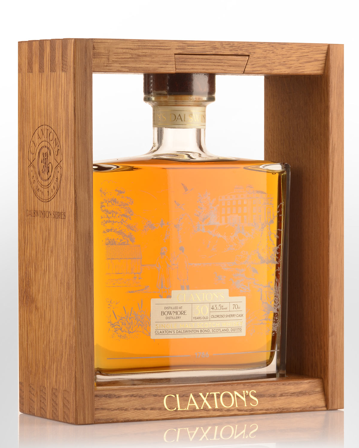 1992 Claxton's Dalswinton Series Bowmore 30 Year Old Cask Strength Single Malt Scotch Whisky (700ml)