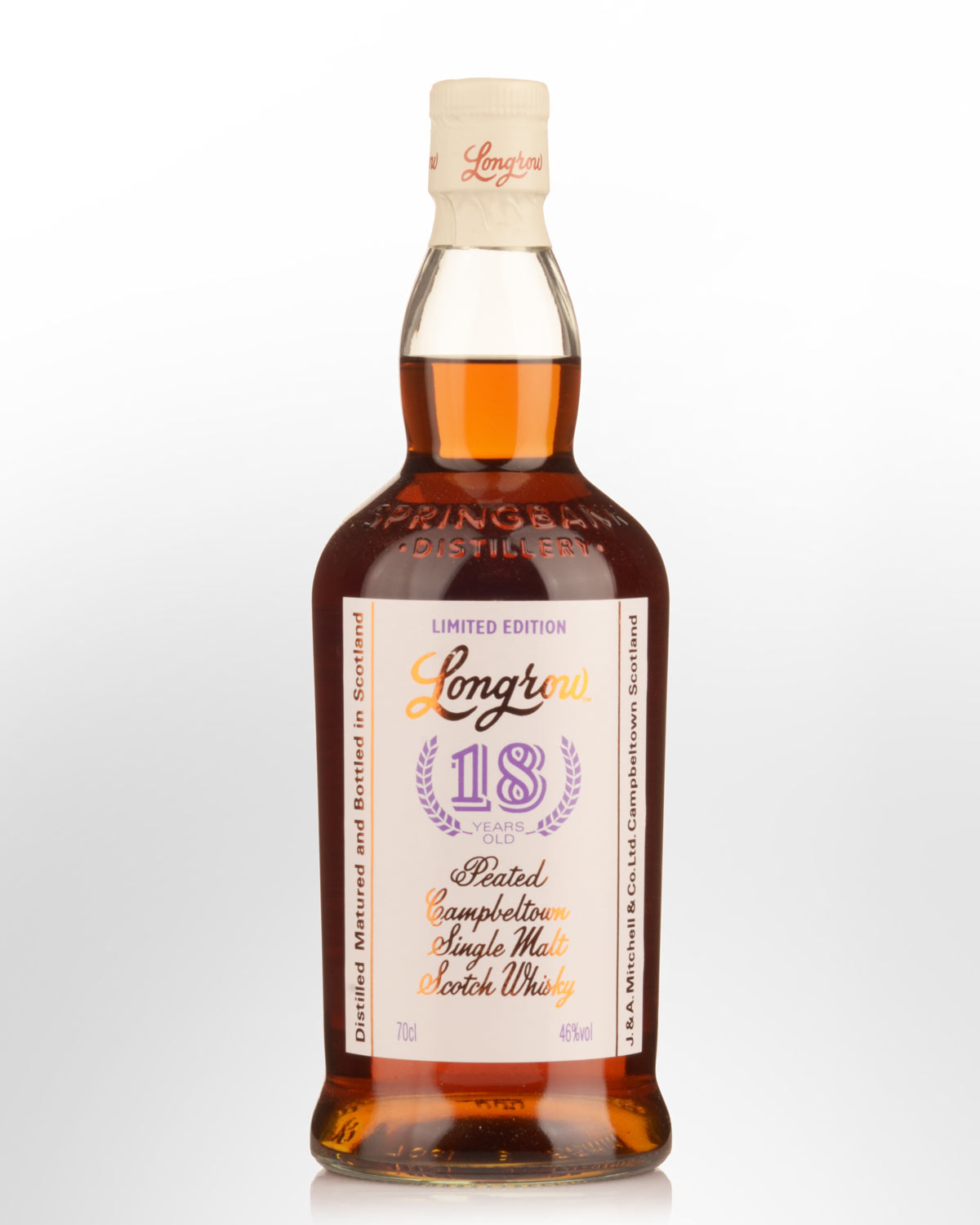 Longrow 18 Year Old Single Malt Scotch Whisky (700ml) - 2024 bottling