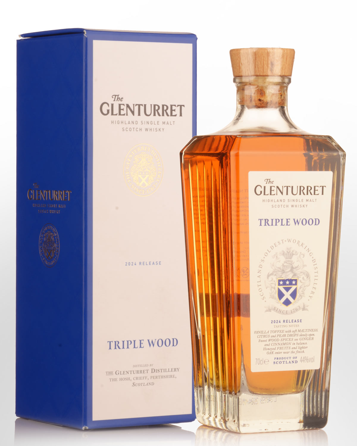 The Glenturret 2024 Release Triple Wood Single Malt Scotch Whisky (700ml)