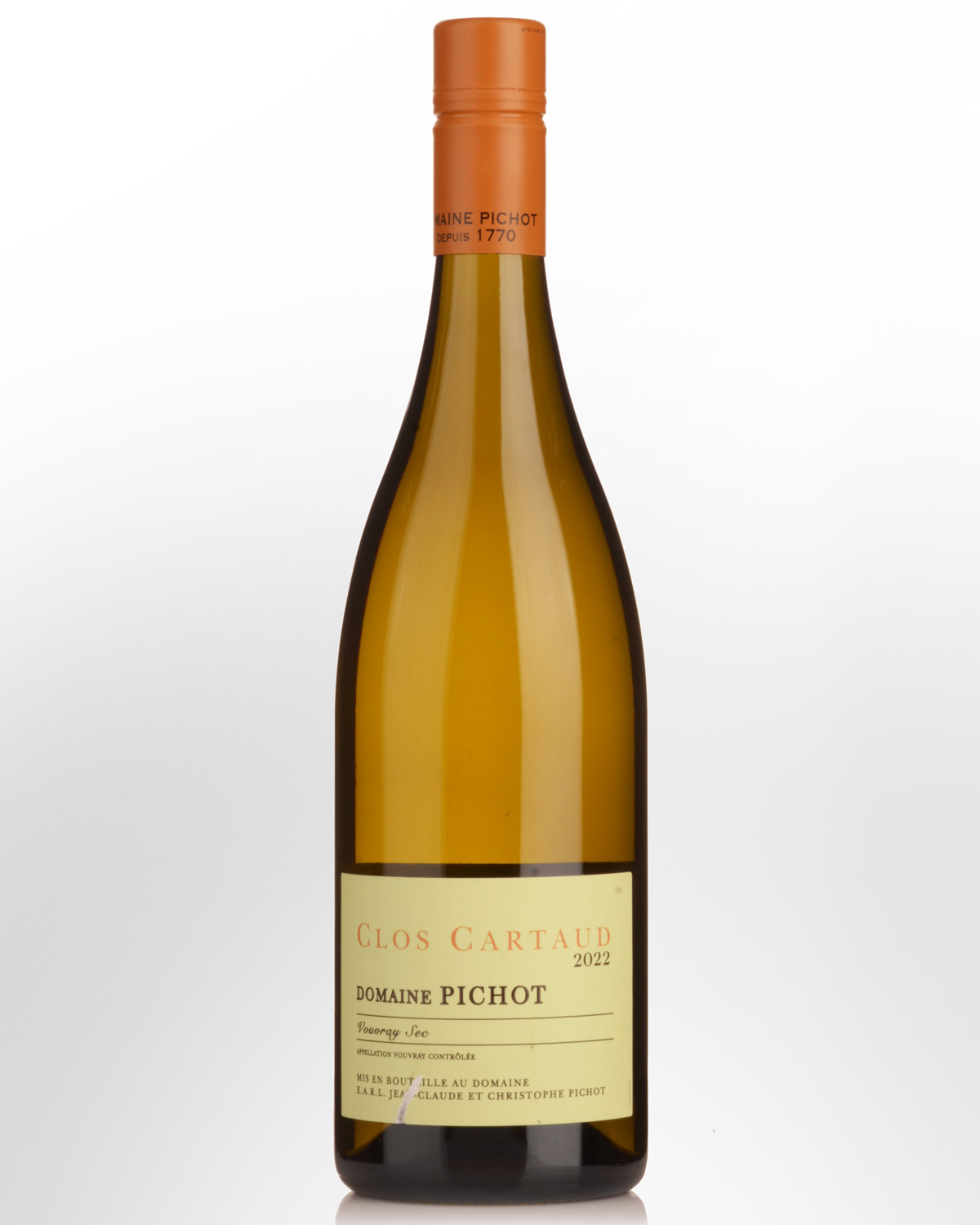 2022 Domaine Pichot Clos Cartaud Vouvray Sec