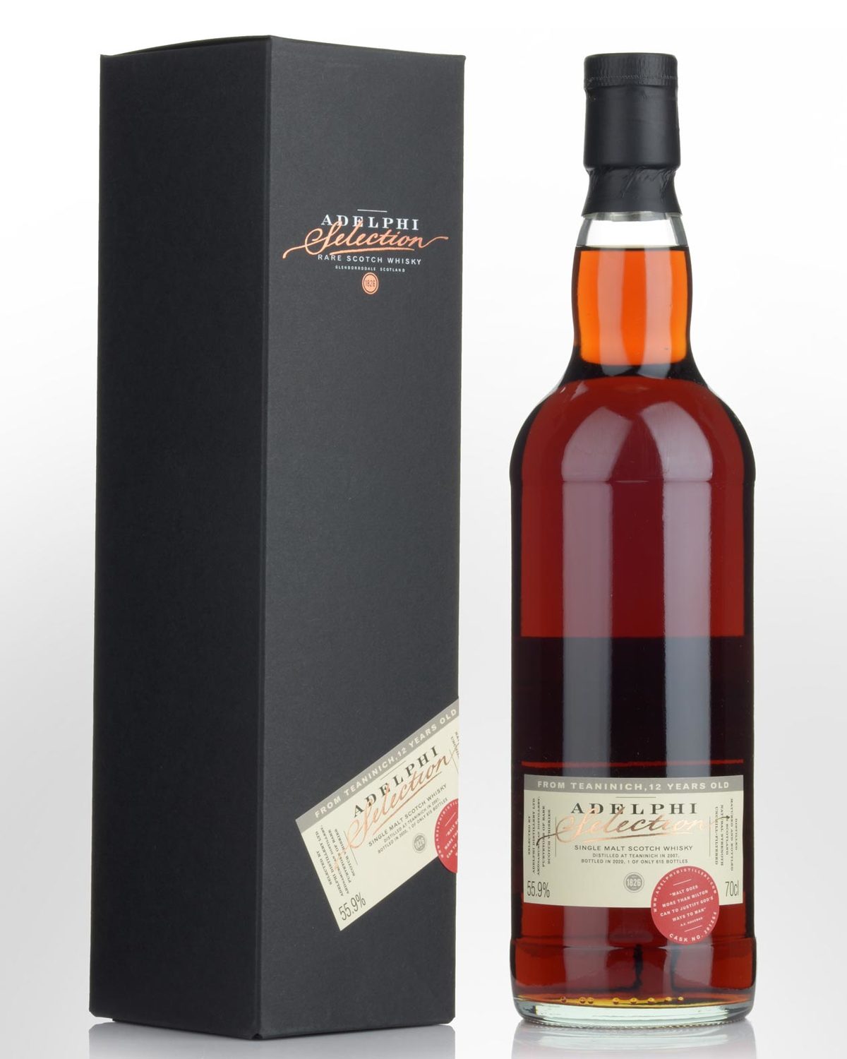 2007 Adelphi Teaninich 12 Year Old Cask Strength Single Malt Scotch ...