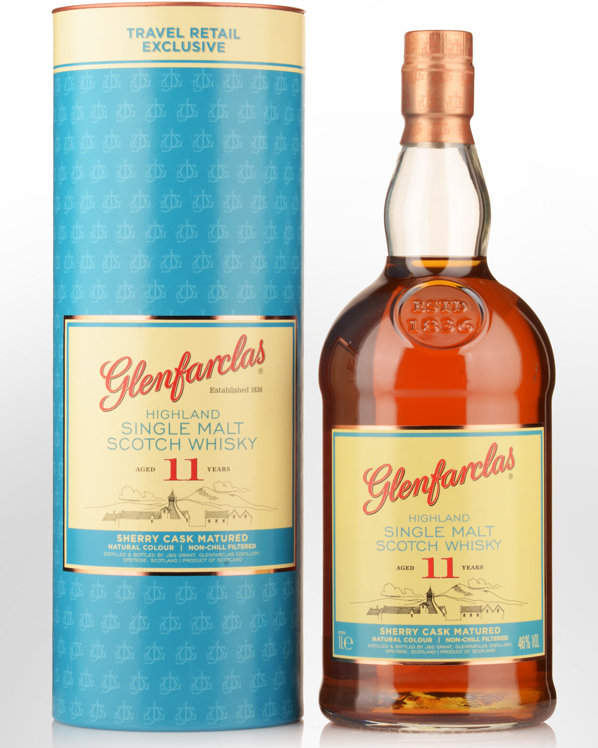 Glenfarclas 11 Year Old Single Malt Scotch Whisky (1000ml)