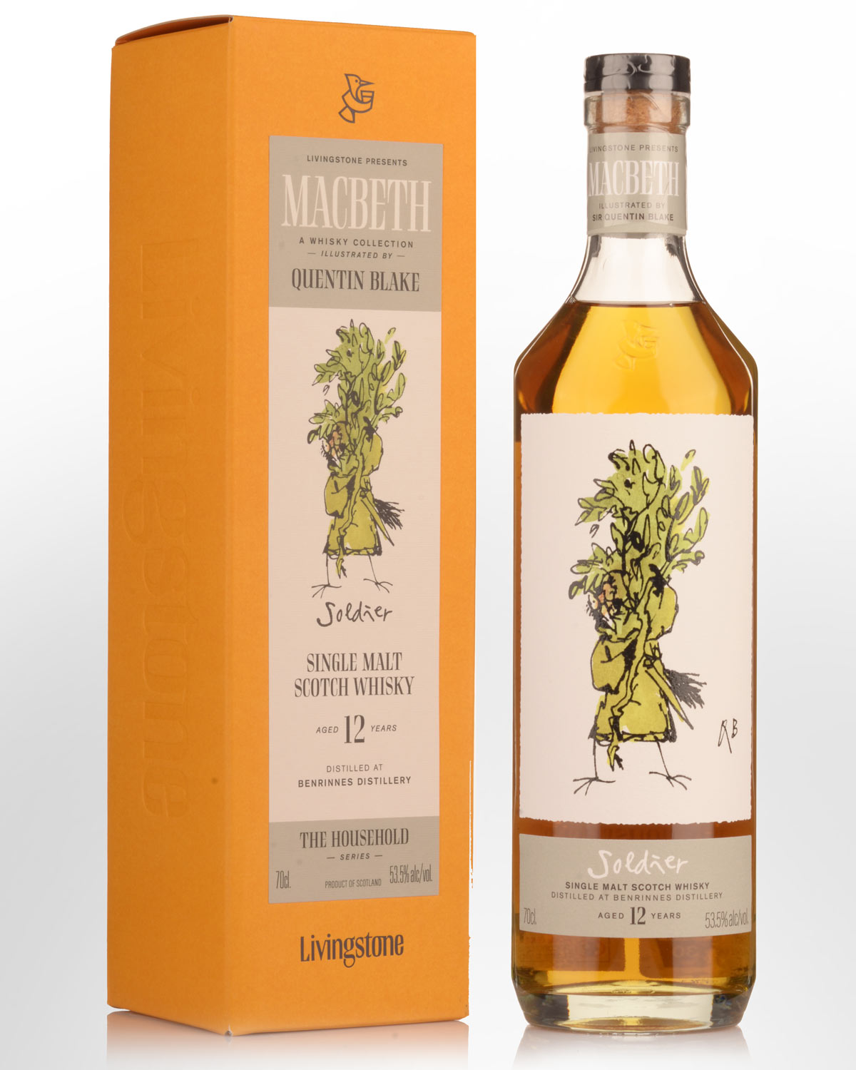 Elixir Distillers The Macbeth Collection Soldier Benrinnes 12 Year Old Cask Strength Single Malt Scotch Whisky (700ml)