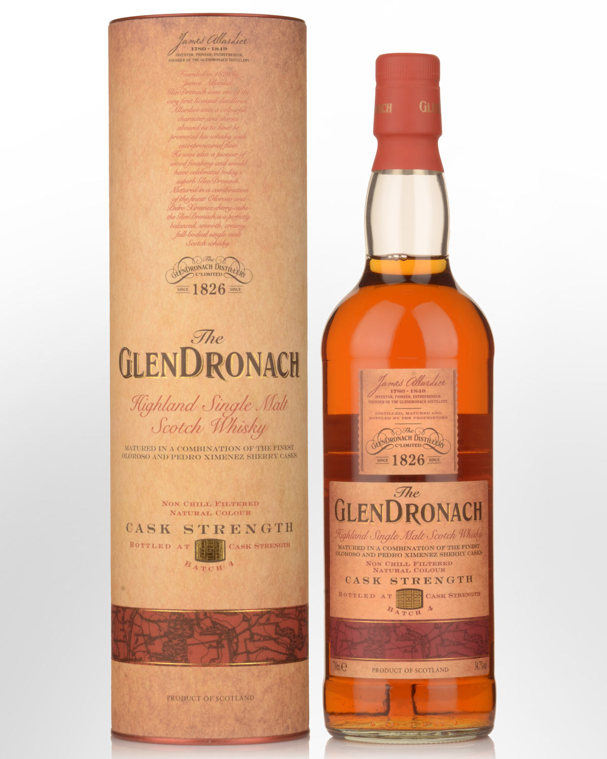 Glendronach Batch 4 Cask Strength Single Malt Scotch Whisky (700ml)
