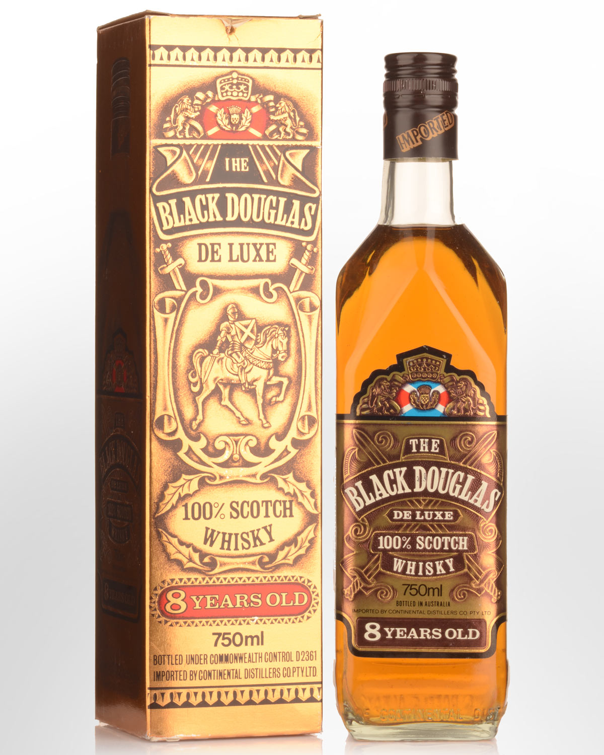 Black Douglas 8 Year Old Blended Scotch Whisky (750ml) - Older Bottling