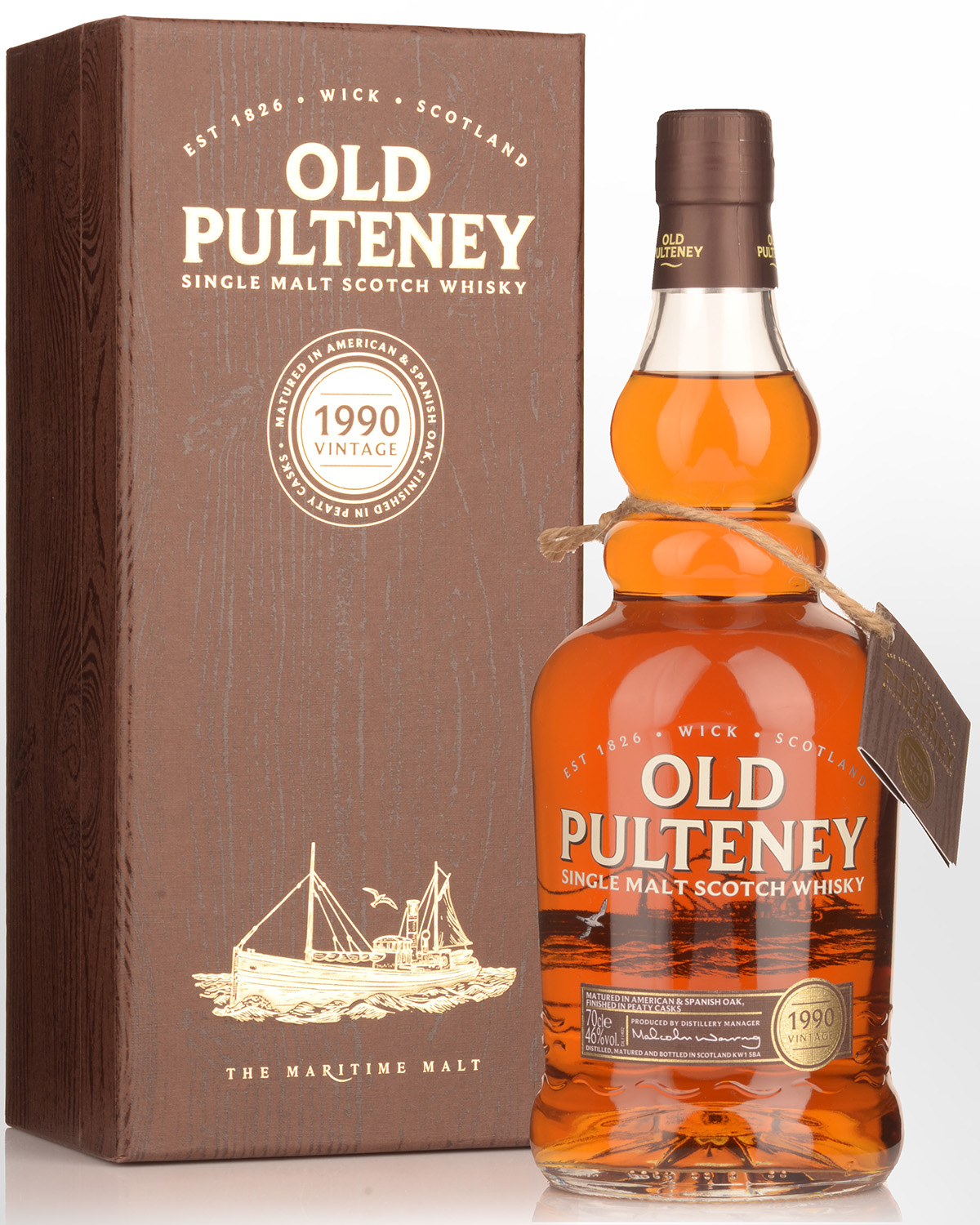 1990 Old Pulteney Single Malt Scotch Whisky (700ml)
