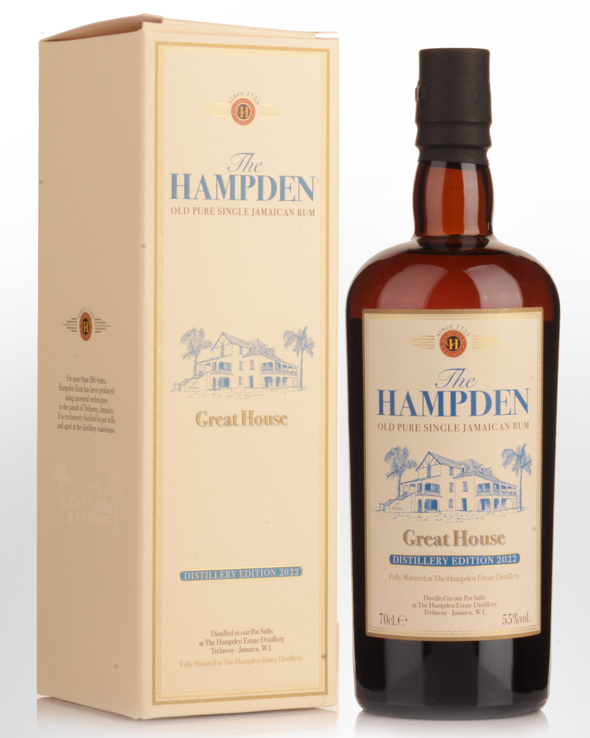 Hampden Estate Great House Distillery Edition 2022 Release Pure Single Jamaica Rum (700ml)