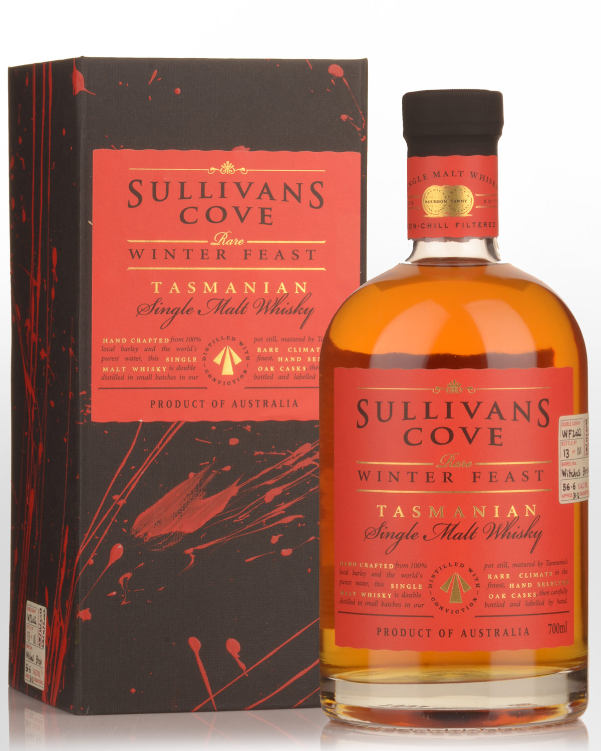 Sullivans Cove Winter Feast Single Malt Australian Whisky (700ml) - 2022 Release